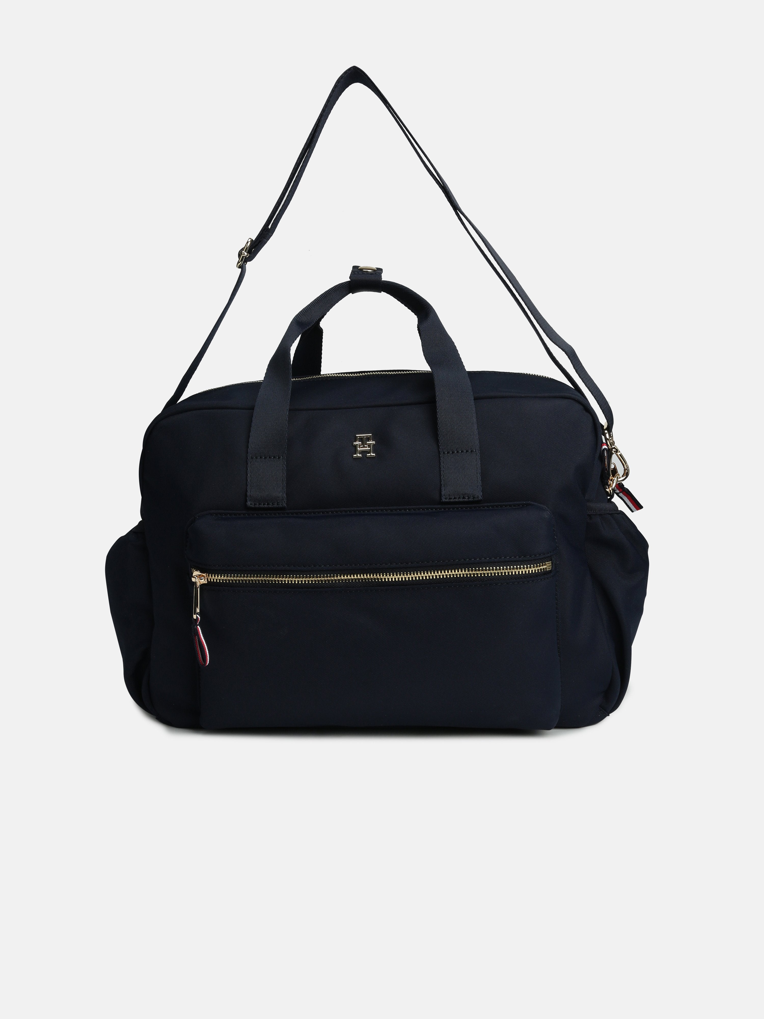 Kids Blue Solid Casual Backpack with Zip Closure