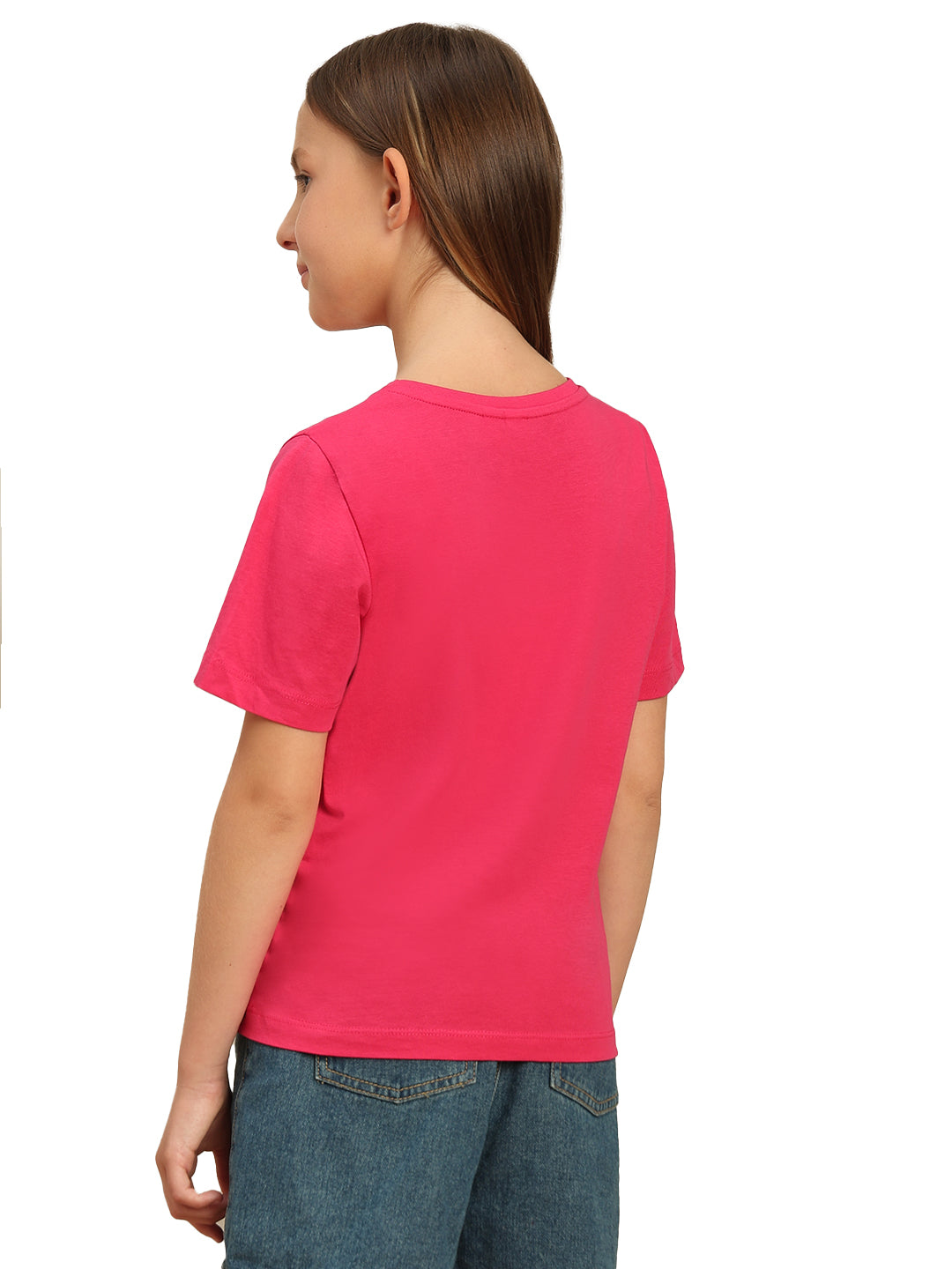 Jazzy Organic Cotton Graphic T-Shirt for Kids – Round Neck Casual Wear