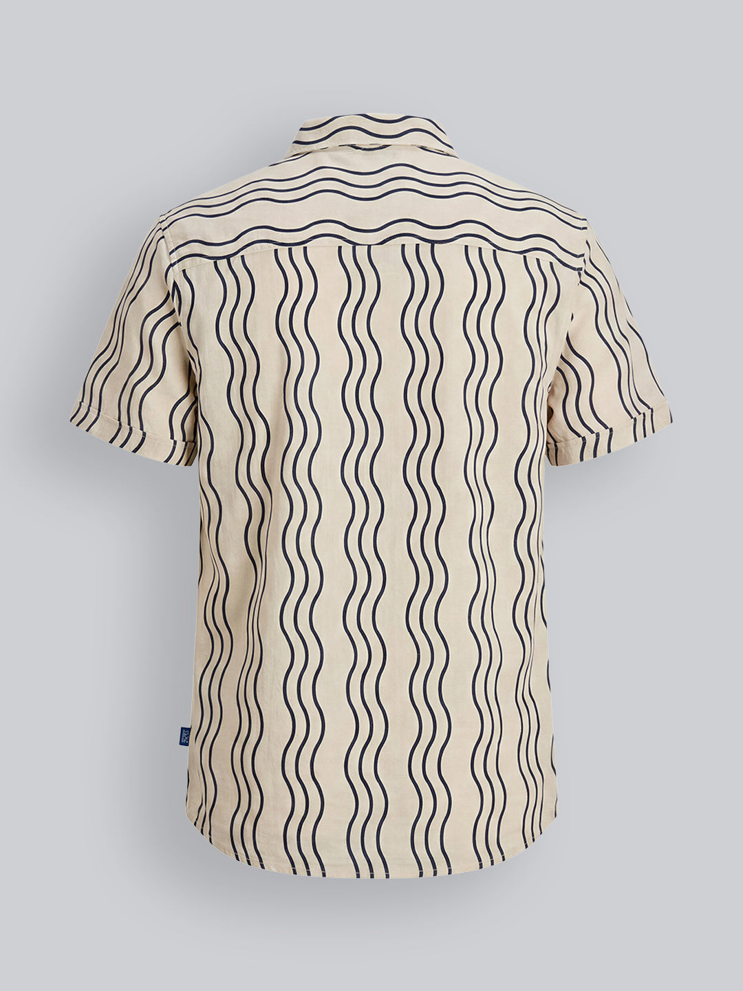 Boys Printed Cotton Casual Shirt with Short Sleeves