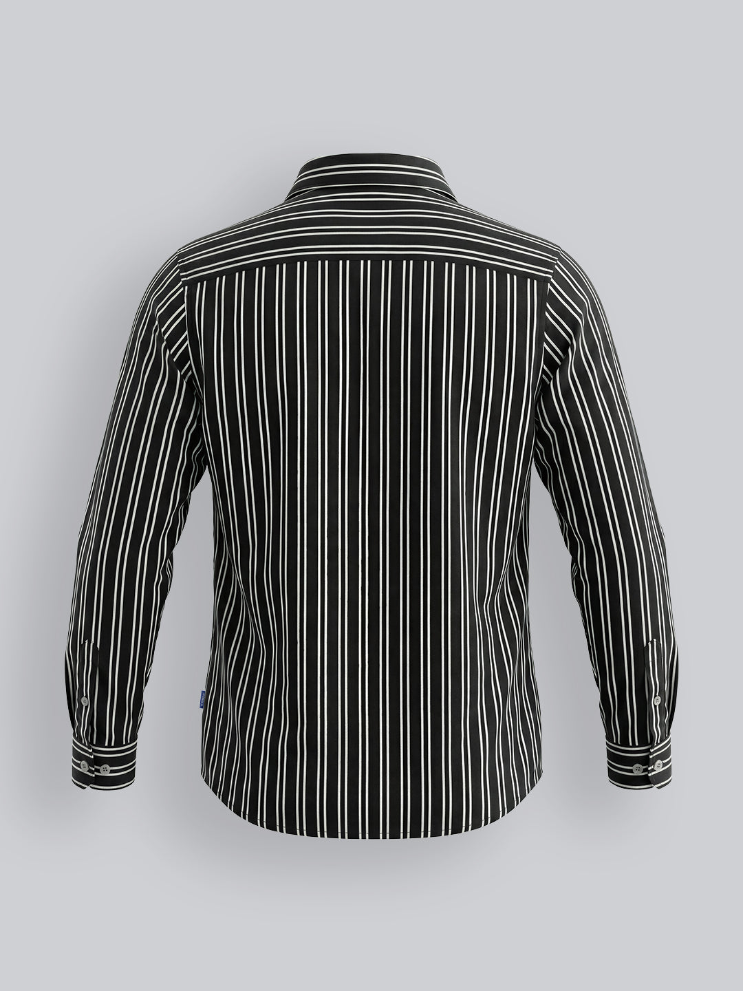 Boys Viscose Blend Striped Casual Shirt with Long Sleeves