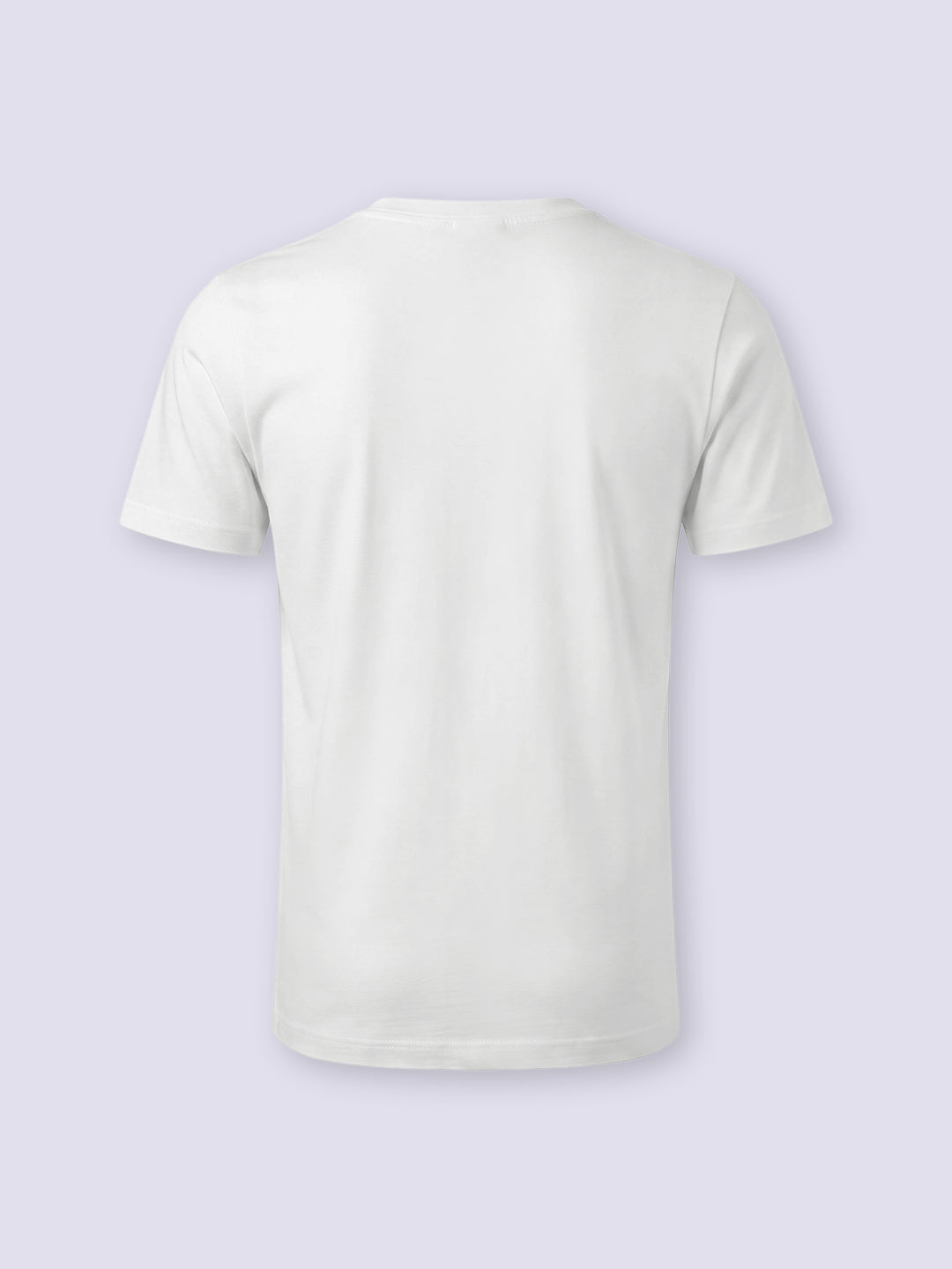 Boys White Printed Cotton Crew Neck T-Shirt