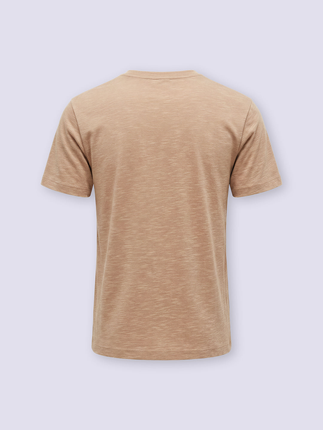 Boys Brown Embroidered Cotton Oversized T-Shirt