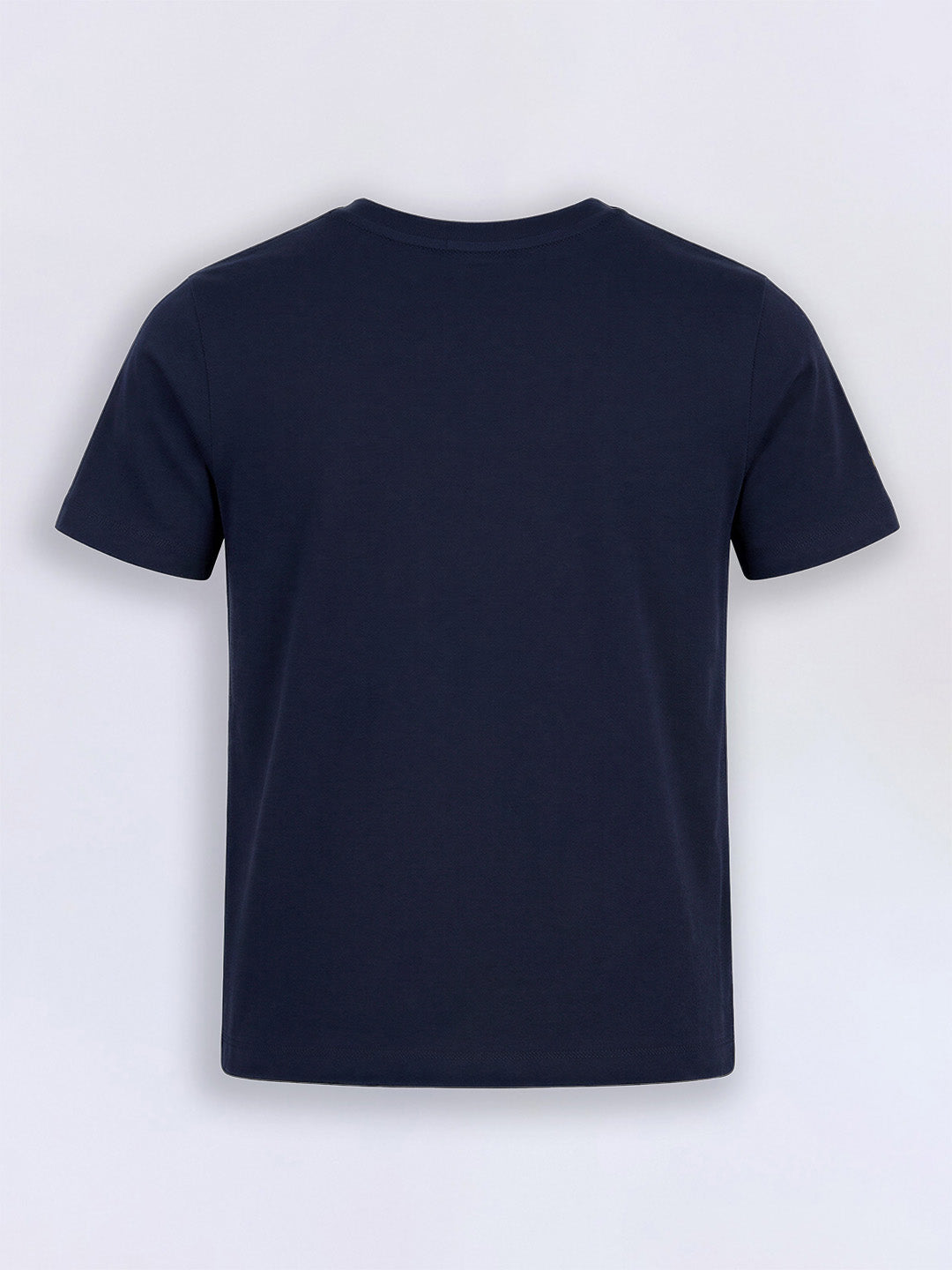 Boys Naval Academy Blue Dog Graphic Embellished Cotton T-Shirt