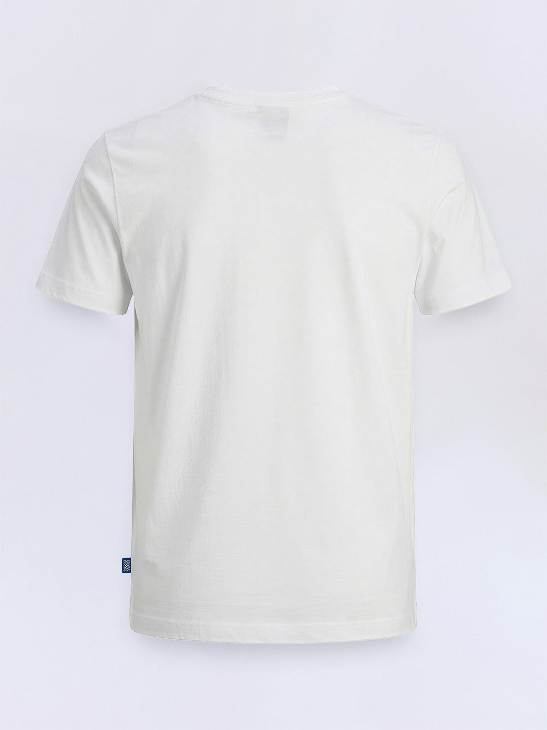 Boys Bright White Logo Graphic Cotton T-Shirt