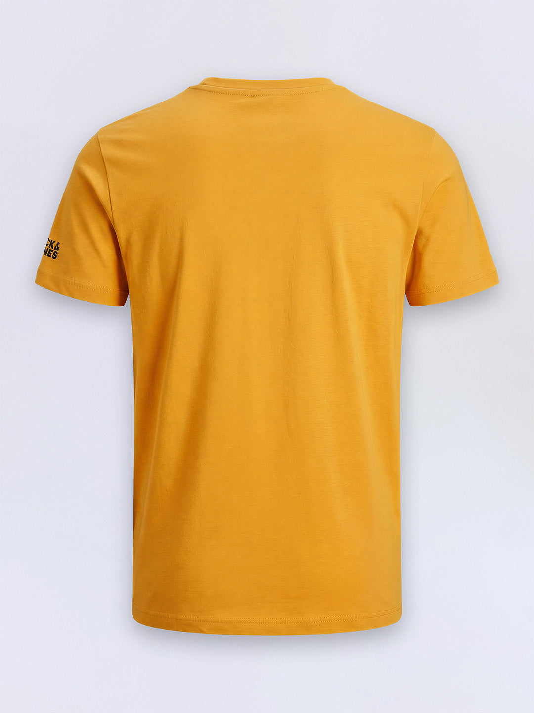 Boys Harvest Gold Yellow Dog Graphic Flip Sequin Cotton T-Shirt