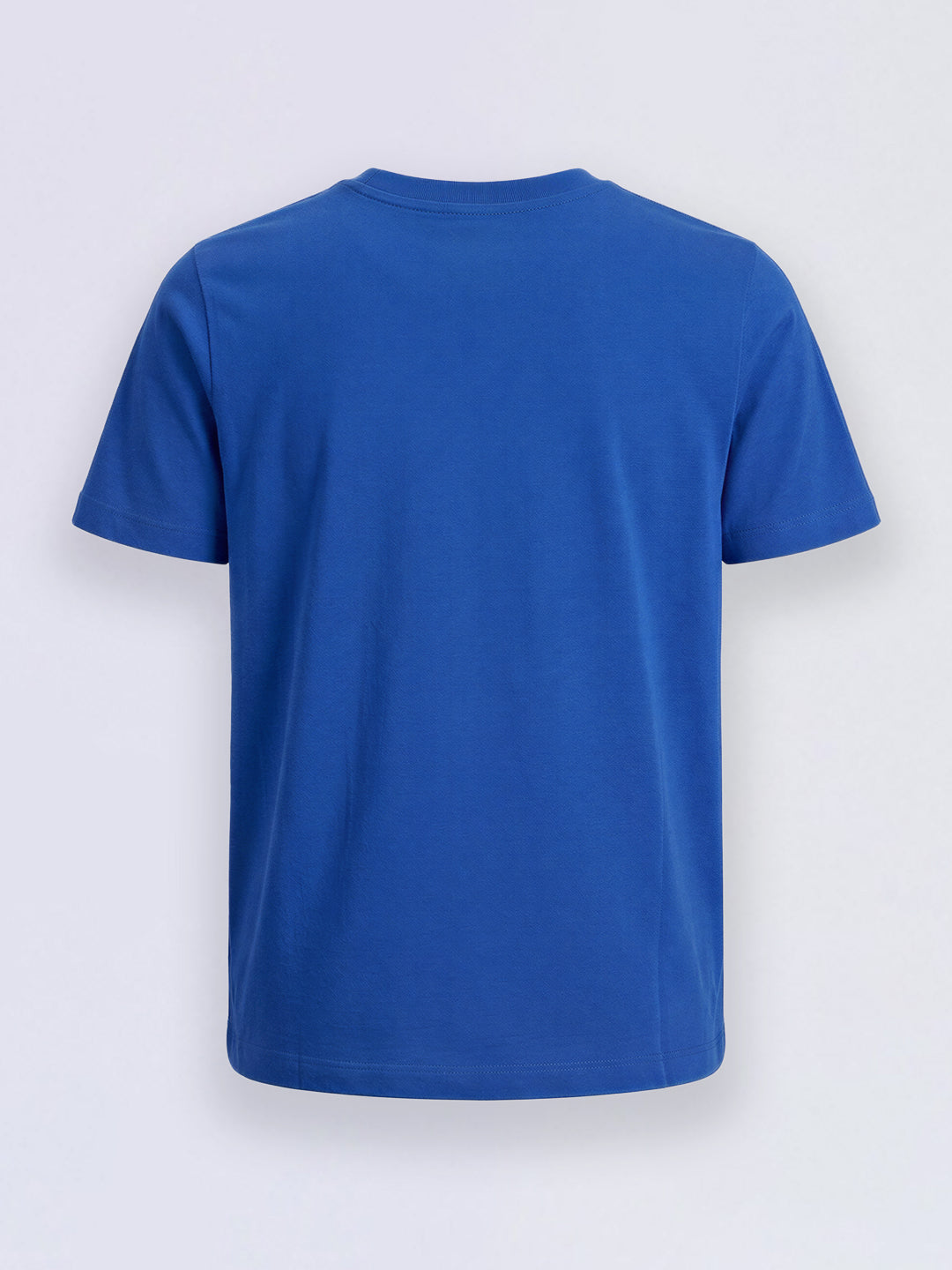 Boys Dark Blue Graphic Print Cotton Regular Fit T-Shirt