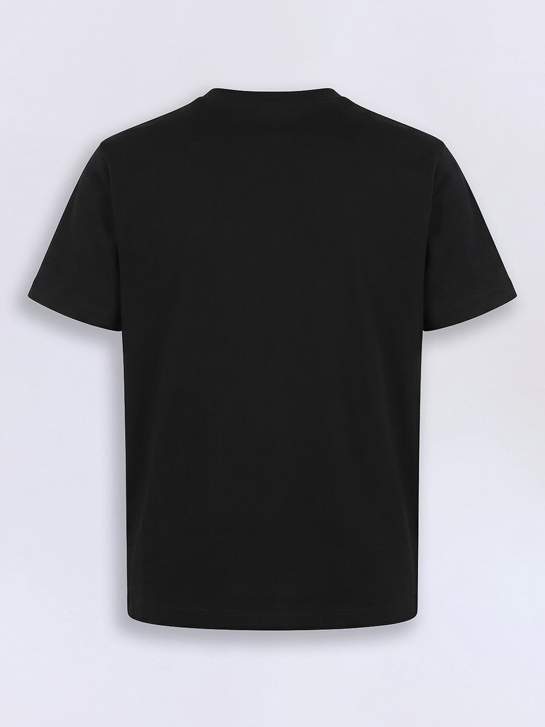 Boys Black Graphic Print Cotton Regular Fit T-Shirt
