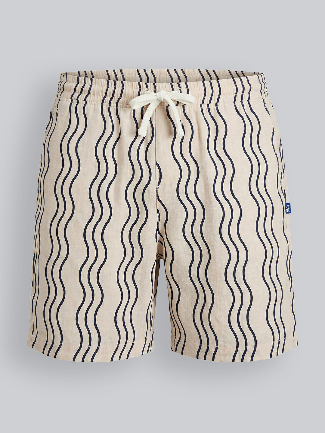Boys Printed Cotton Casual Shorts with Drawstring