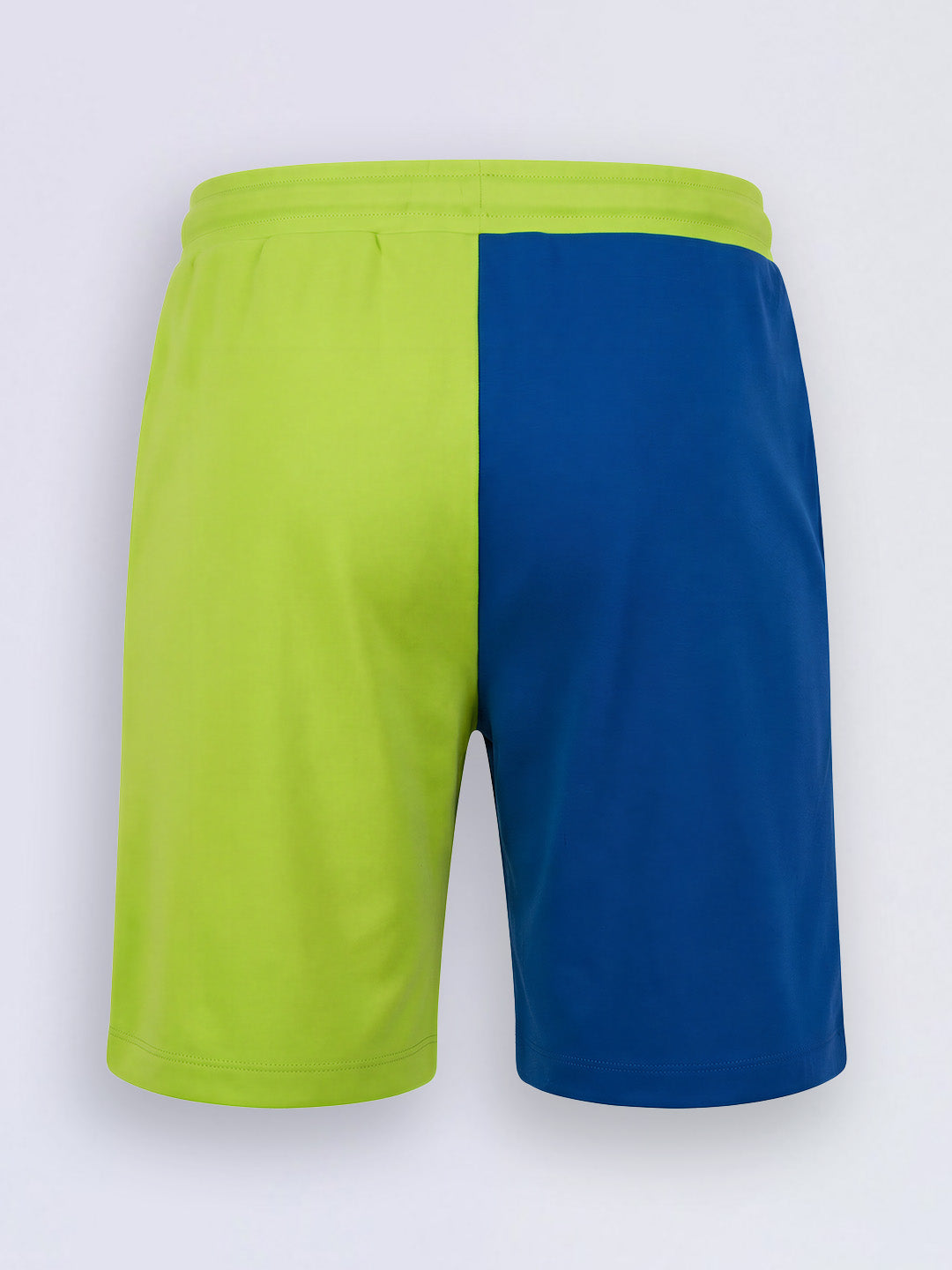 Boys Navy Blue Colourblocked Cotton Shorts