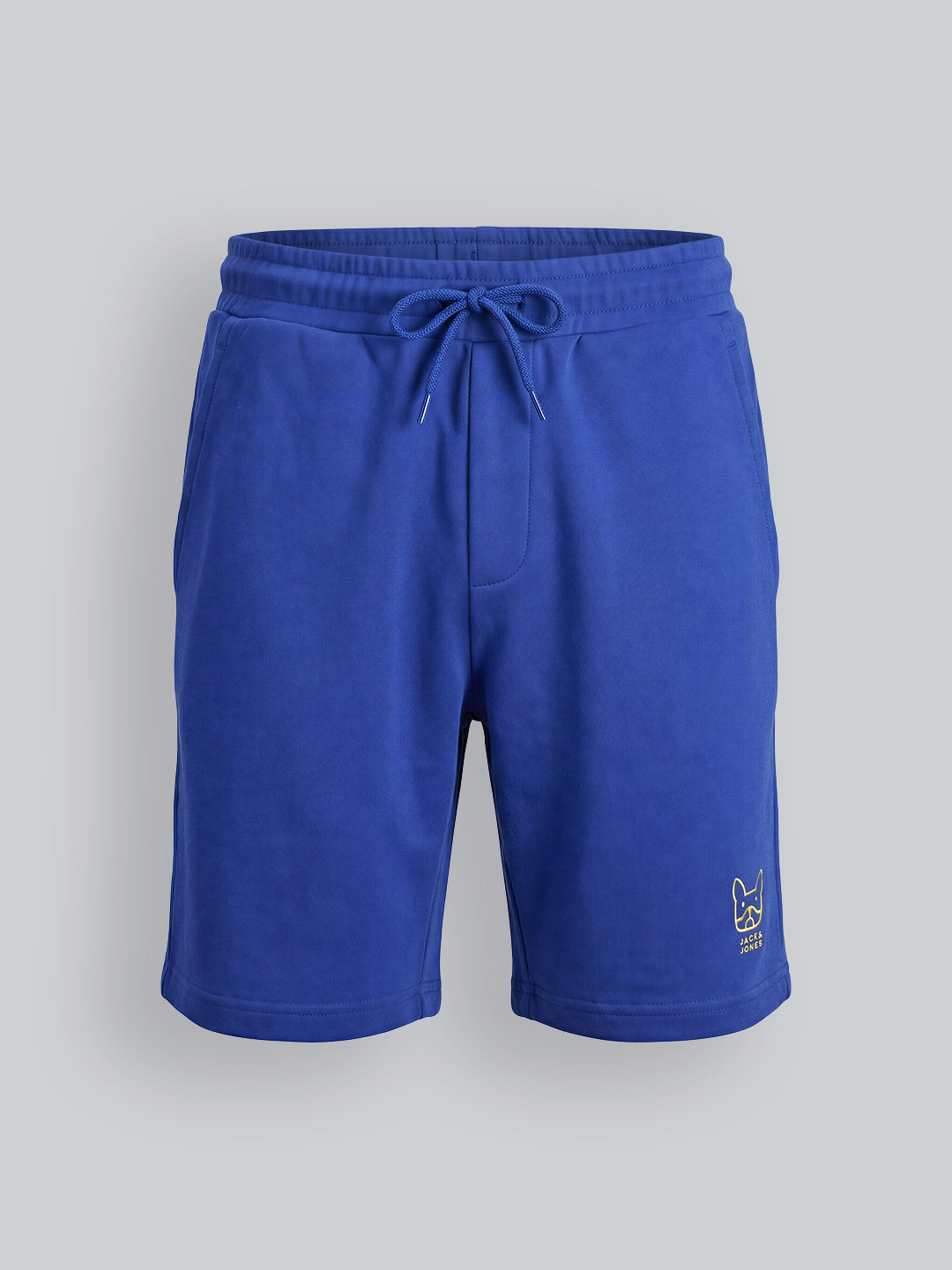Boys Blue Cotton Drawstring Casual Shorts
