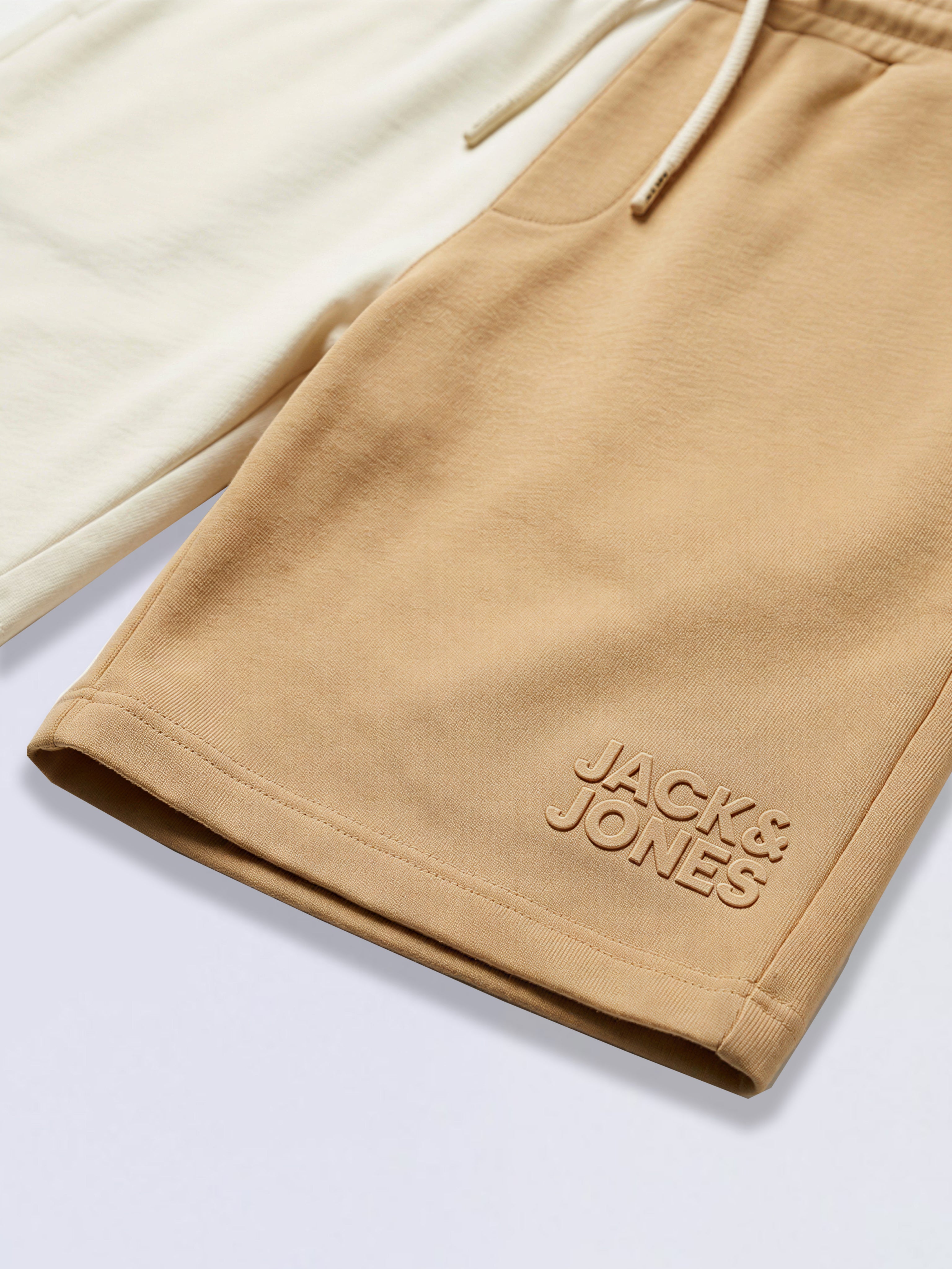 Boys Brown Colourblocked Cotton Casual Shorts