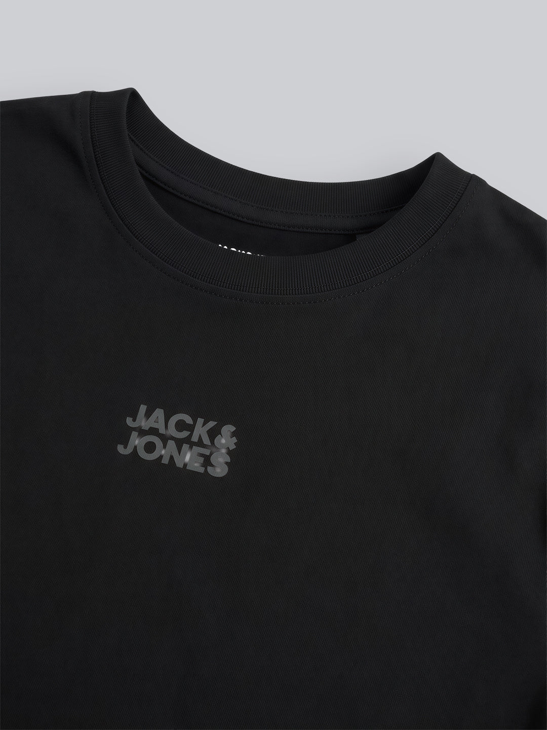 Boys Cotton Lycra Logo Print Oversized T-Shirt