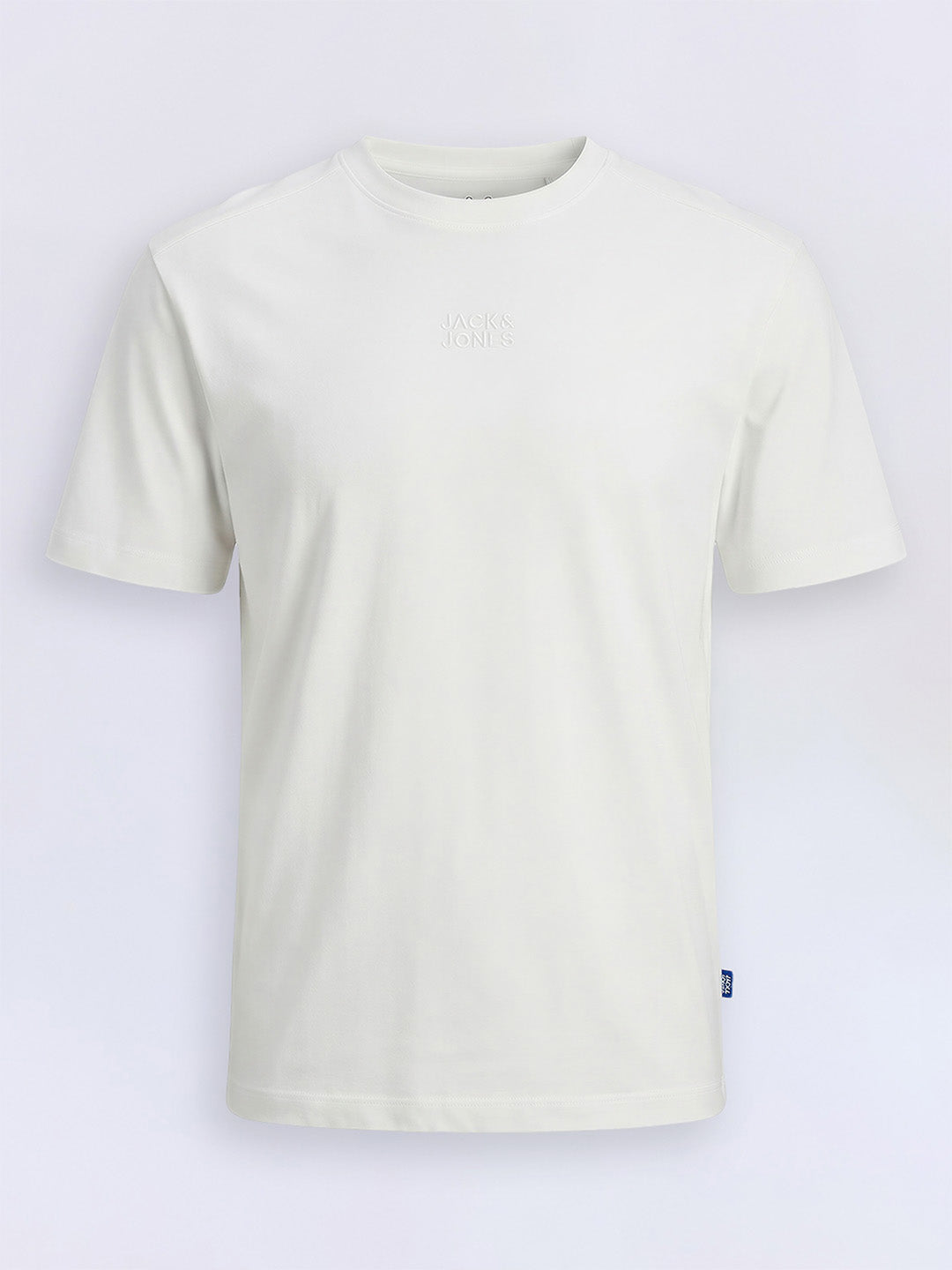 Boys White Oversized Crew Neck Casual T-Shirt