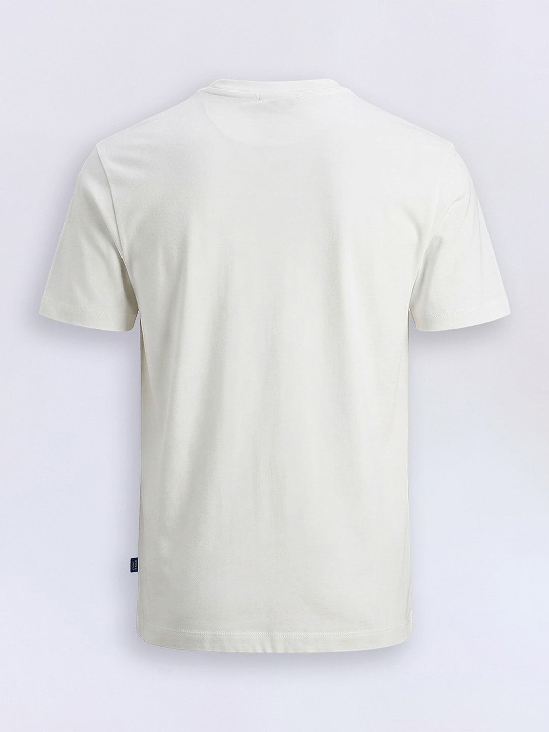 Boys White Oversized Crew Neck Casual T-Shirt