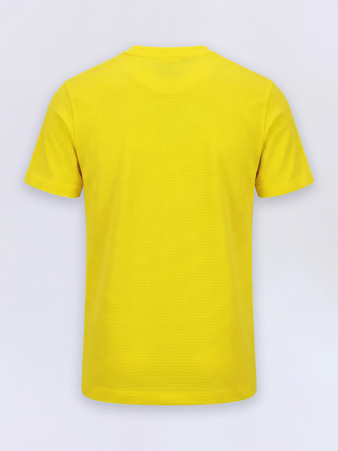 Boys Vibrant Yellow Dog Graphic Cotton T-Shirt
