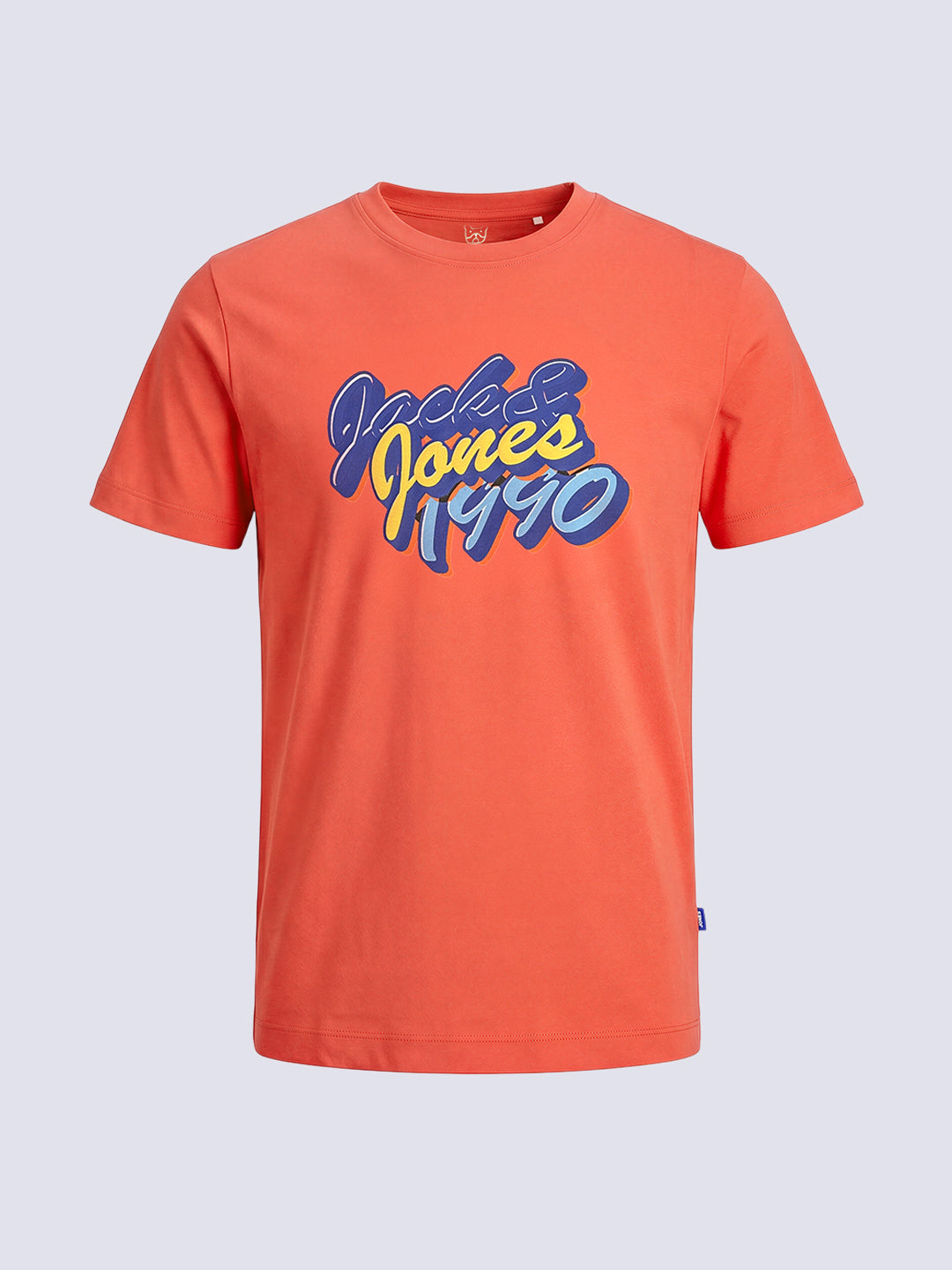 Boys Red Graphic Print Cotton Crew Neck T-Shirt