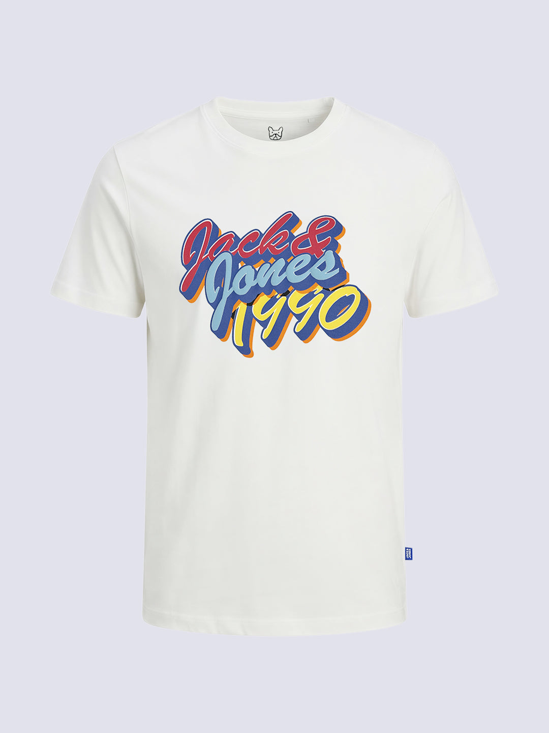 Boys White Graphic Cotton T Shirt