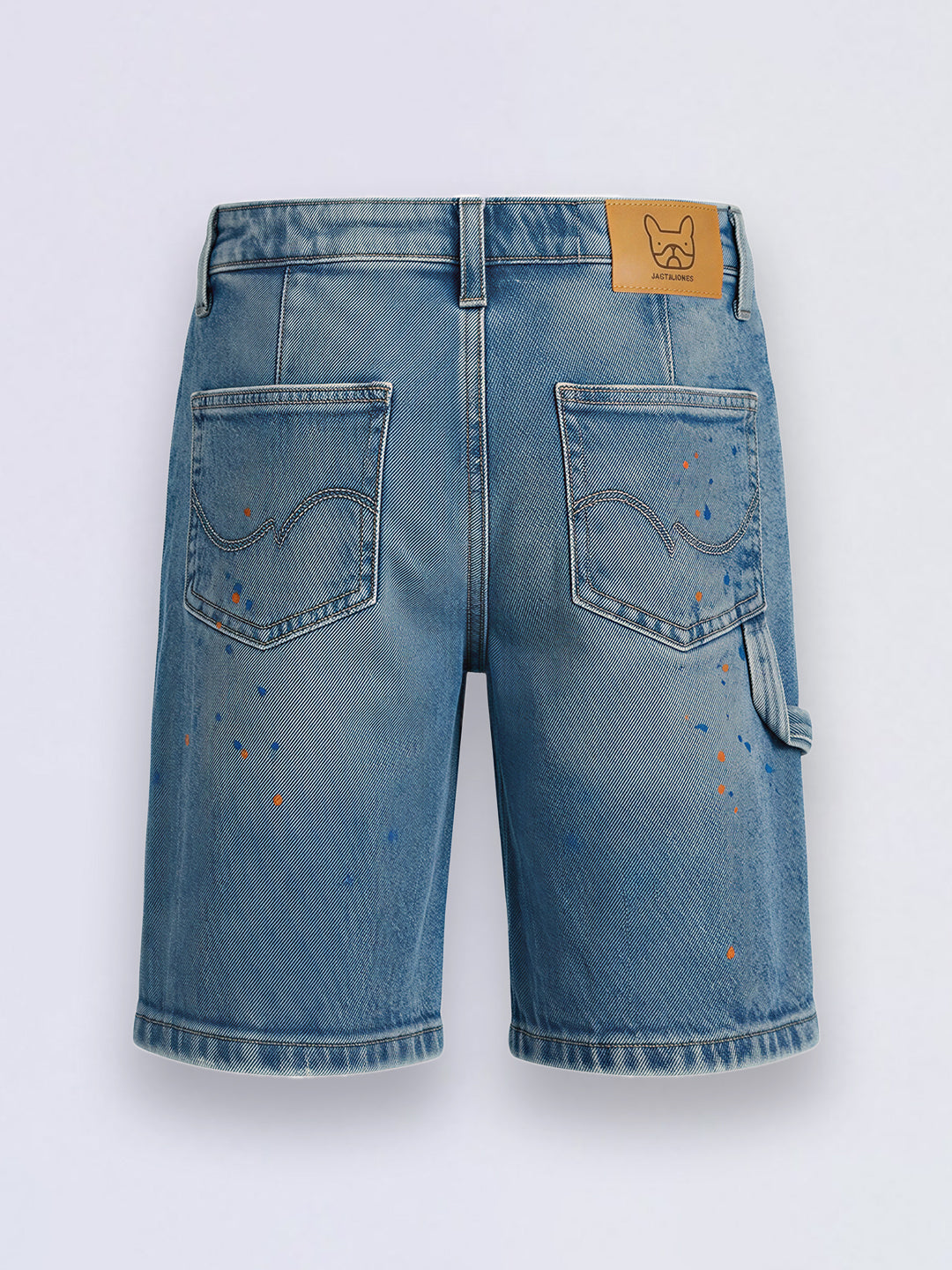Boys Light Blue Distressed Denim Casual Shorts