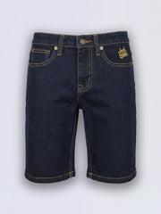 Boys Dark Blue 5 Pocket Denim Casual Shorts