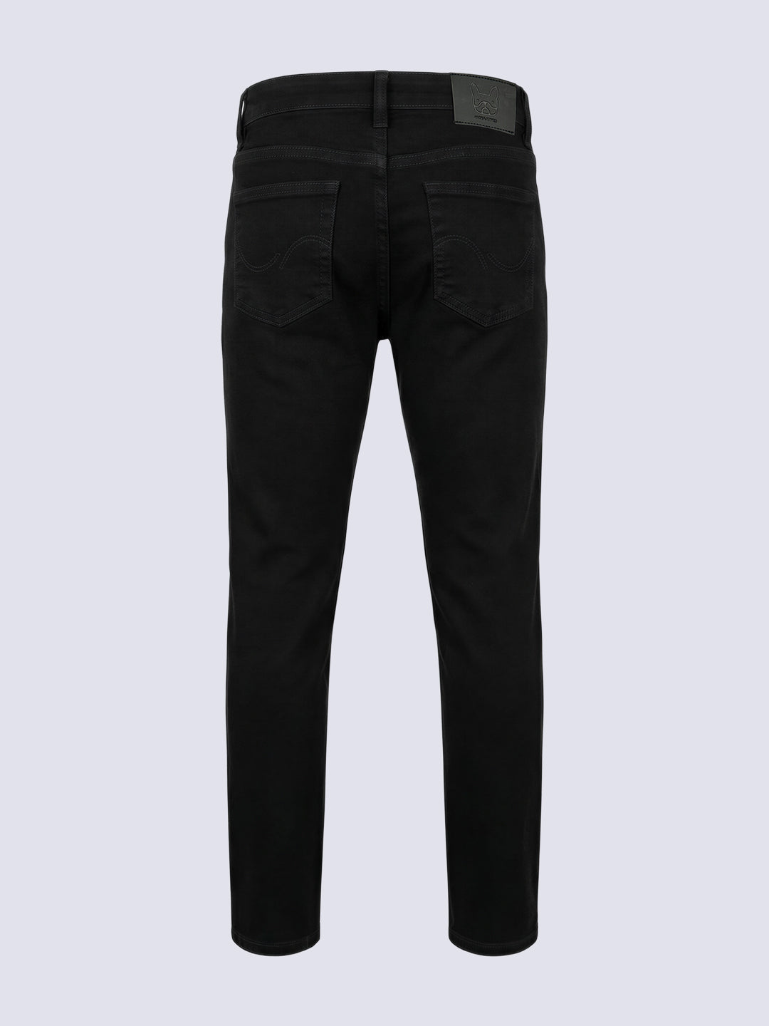 Boys Jet Black Regular Fit Casual Jeans