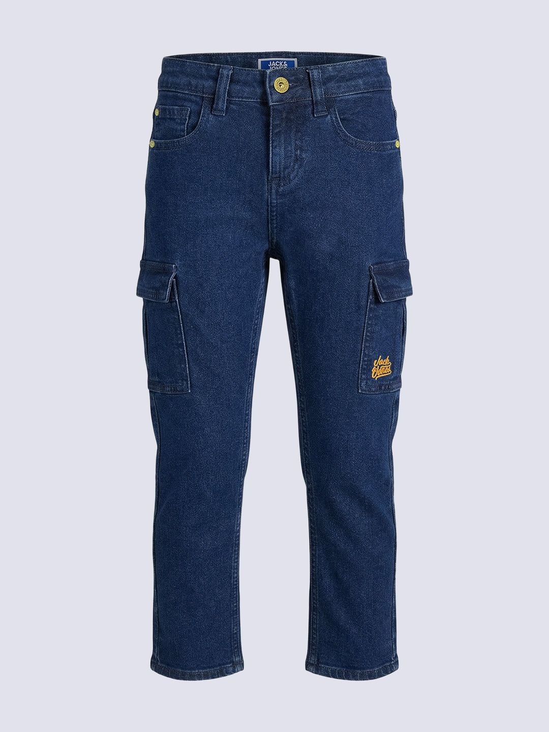 Boys Medium Blue 6 Pocket Regular Fit Jeans