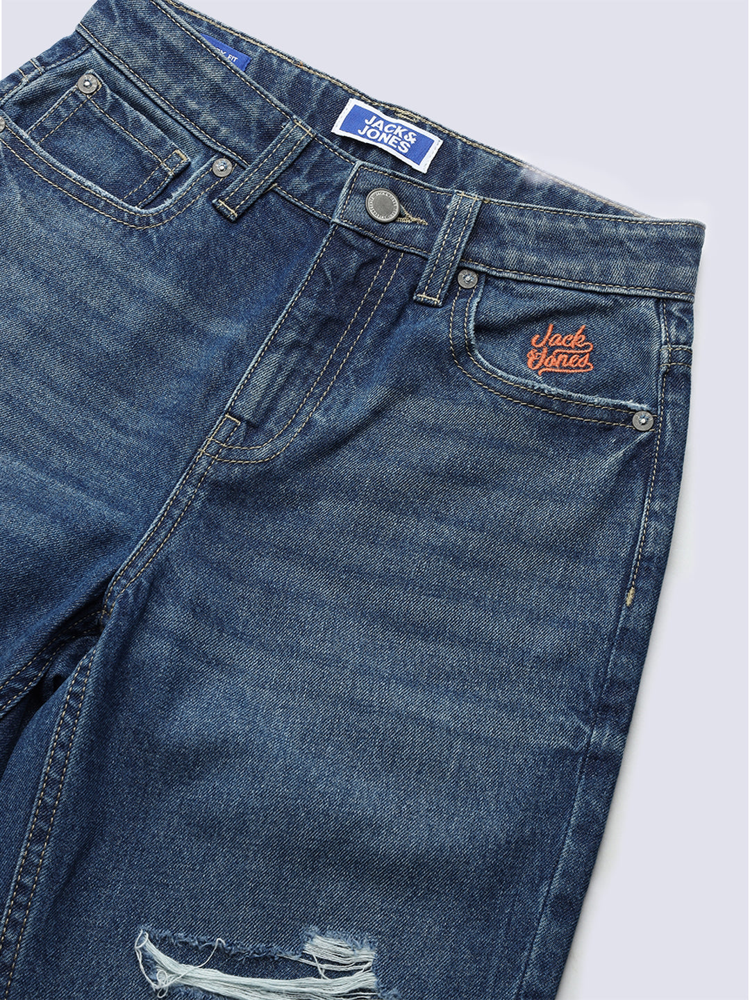 Jack & Jones Jr. Rugged Kid Jeans Medium Blue