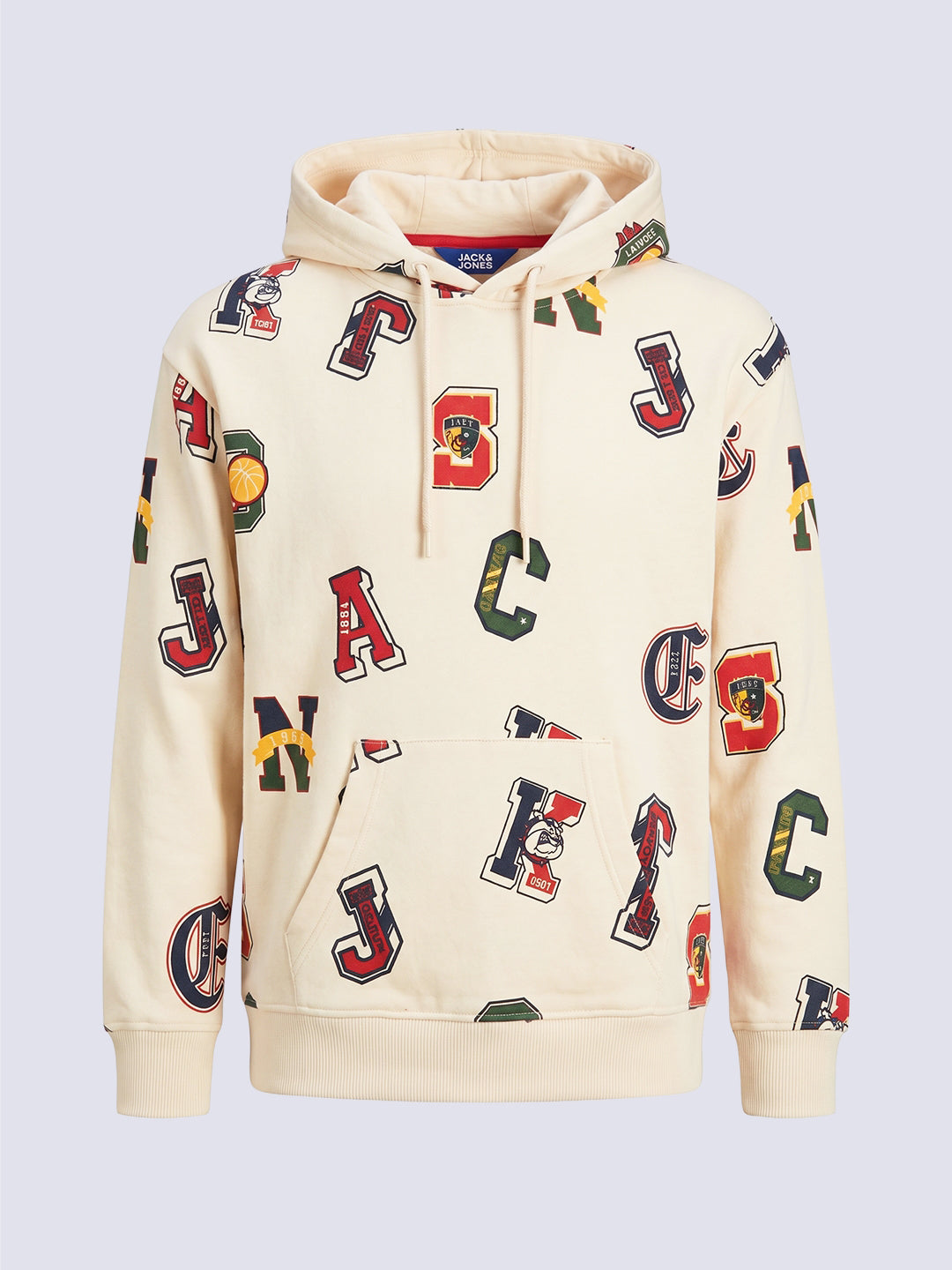 DOGSTAR Off-White Varsity Print Sweatshirt for Boys