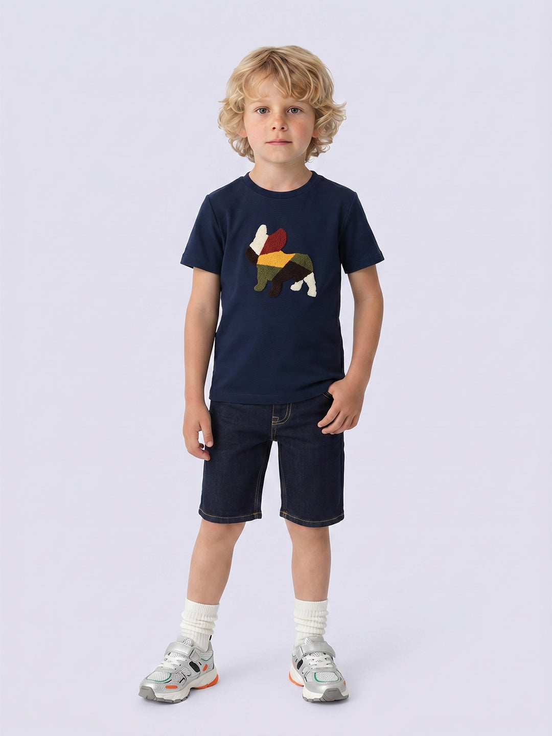Jack & Jones Jr. Bubble Dog T Shirt Pageant Blue