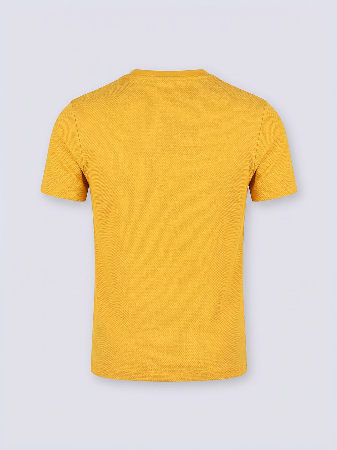 BUBBLE DOG Yellow Textured Cotton T-Shirt for Boys