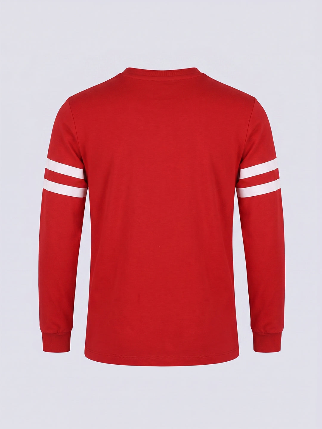 BUZZ Red Graphic Cotton Long Sleeve T-Shirt for Boys