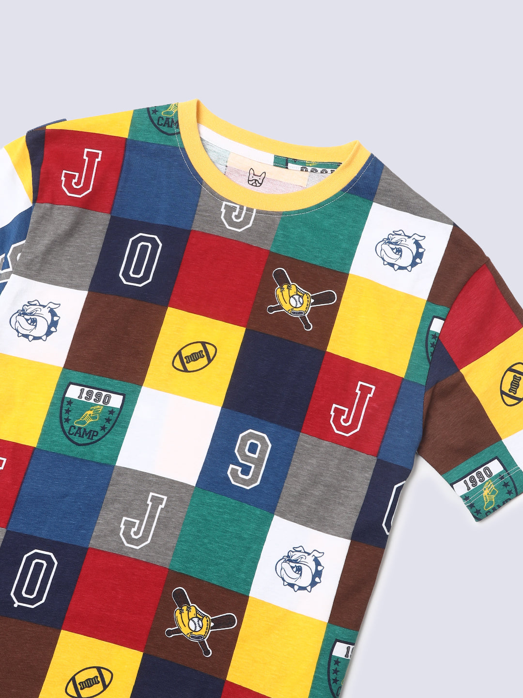 JIGSAW Multi-Colour Printed T-Shirt for Boys – Oversized