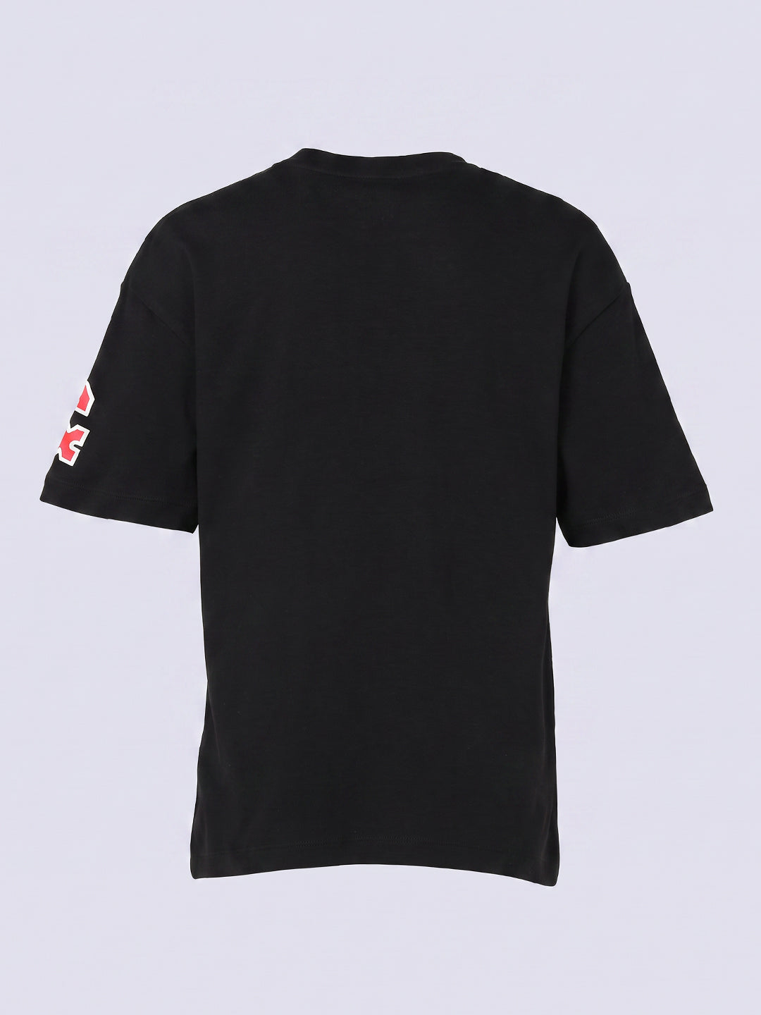MIXUP Graphic Printed T-Shirt for Boys – Jet Black Oversized