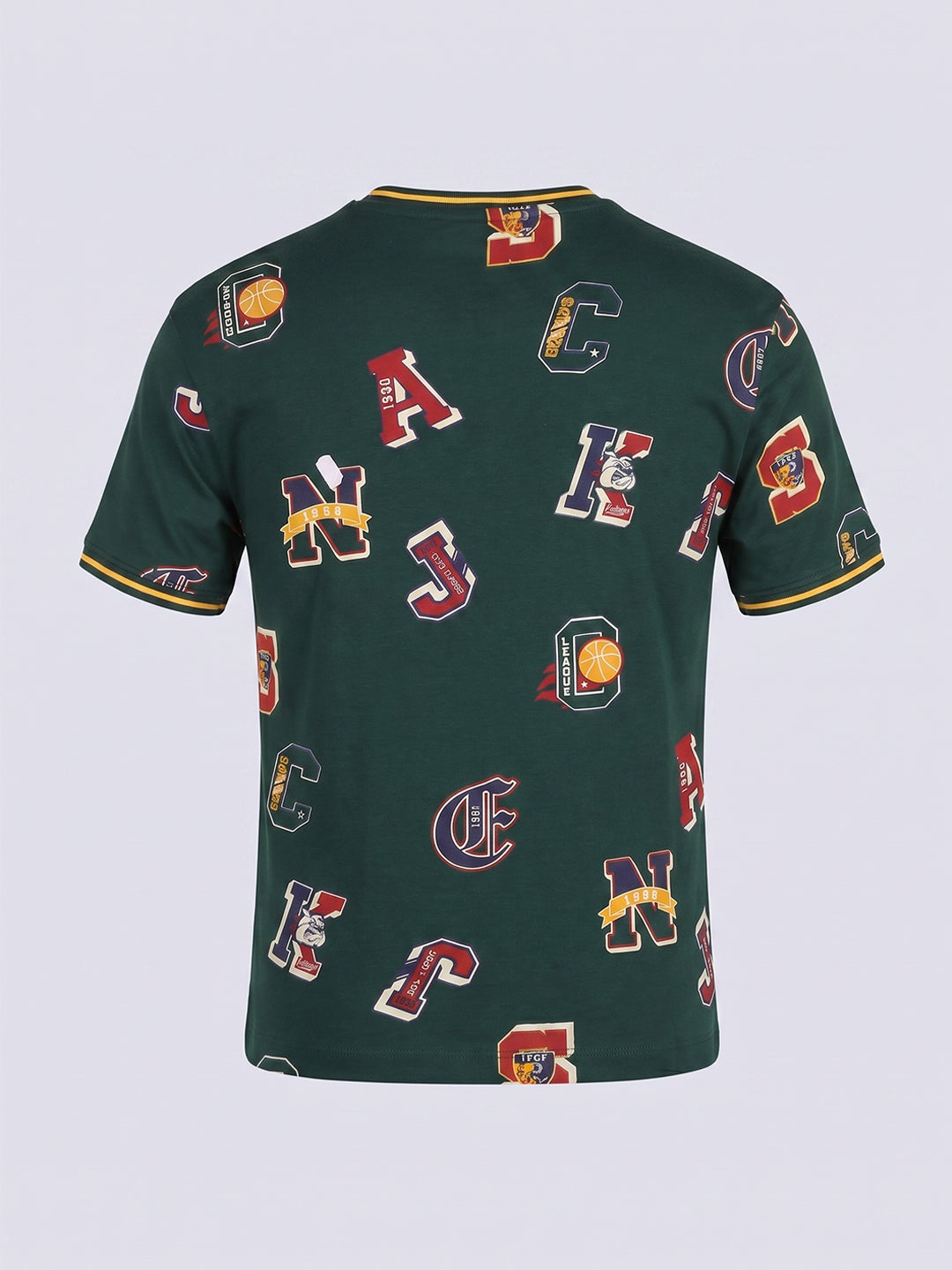 Varsity Graphic T-Shirt for Boys Green