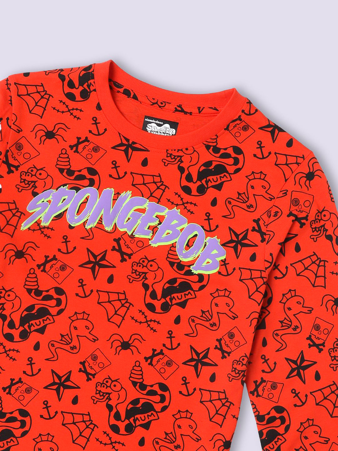 SPONGE DOODL SpongeBob Printed T-Shirt for Boys