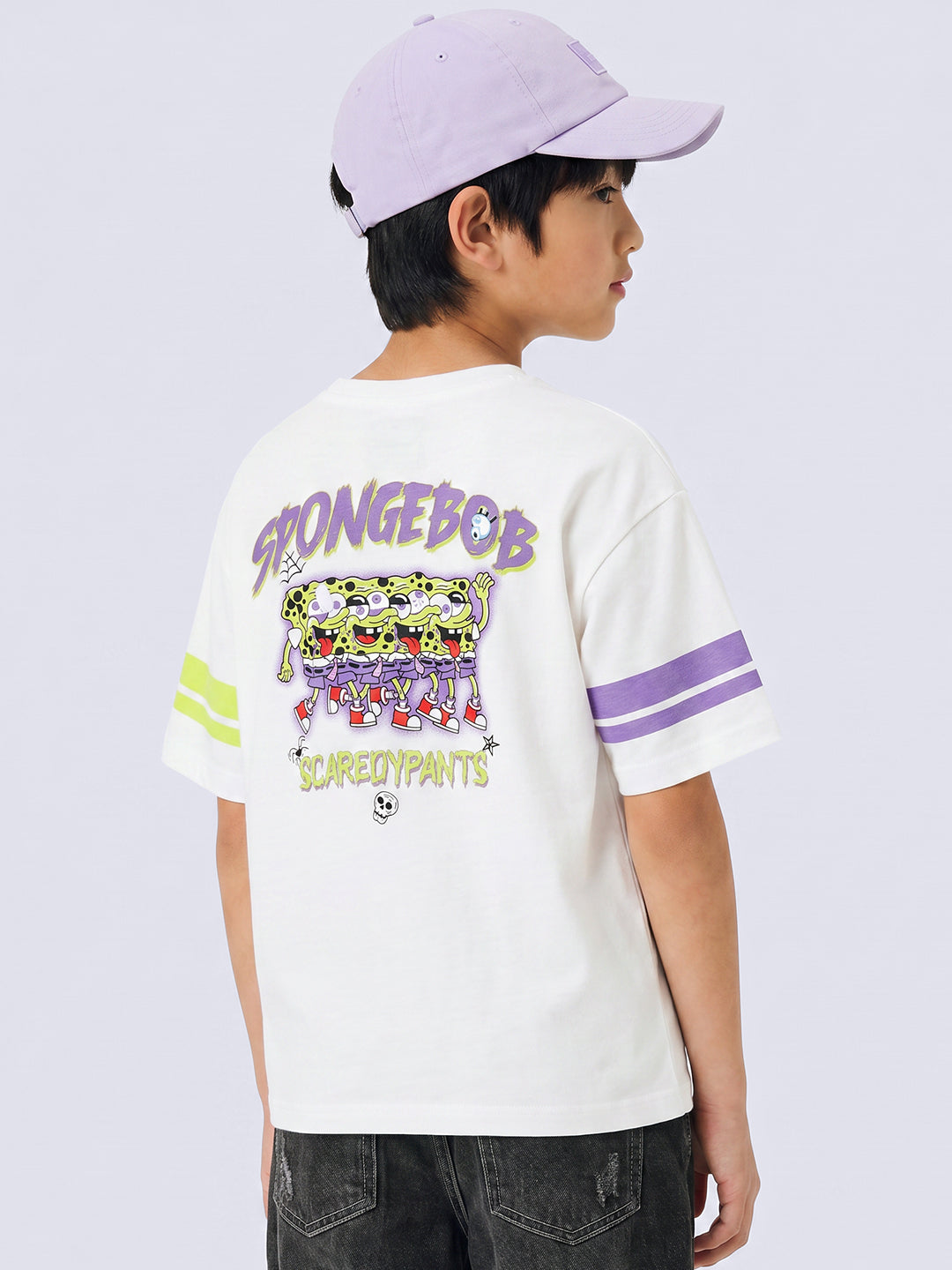 SpongeBob Graphic T-Shirt for Boys White