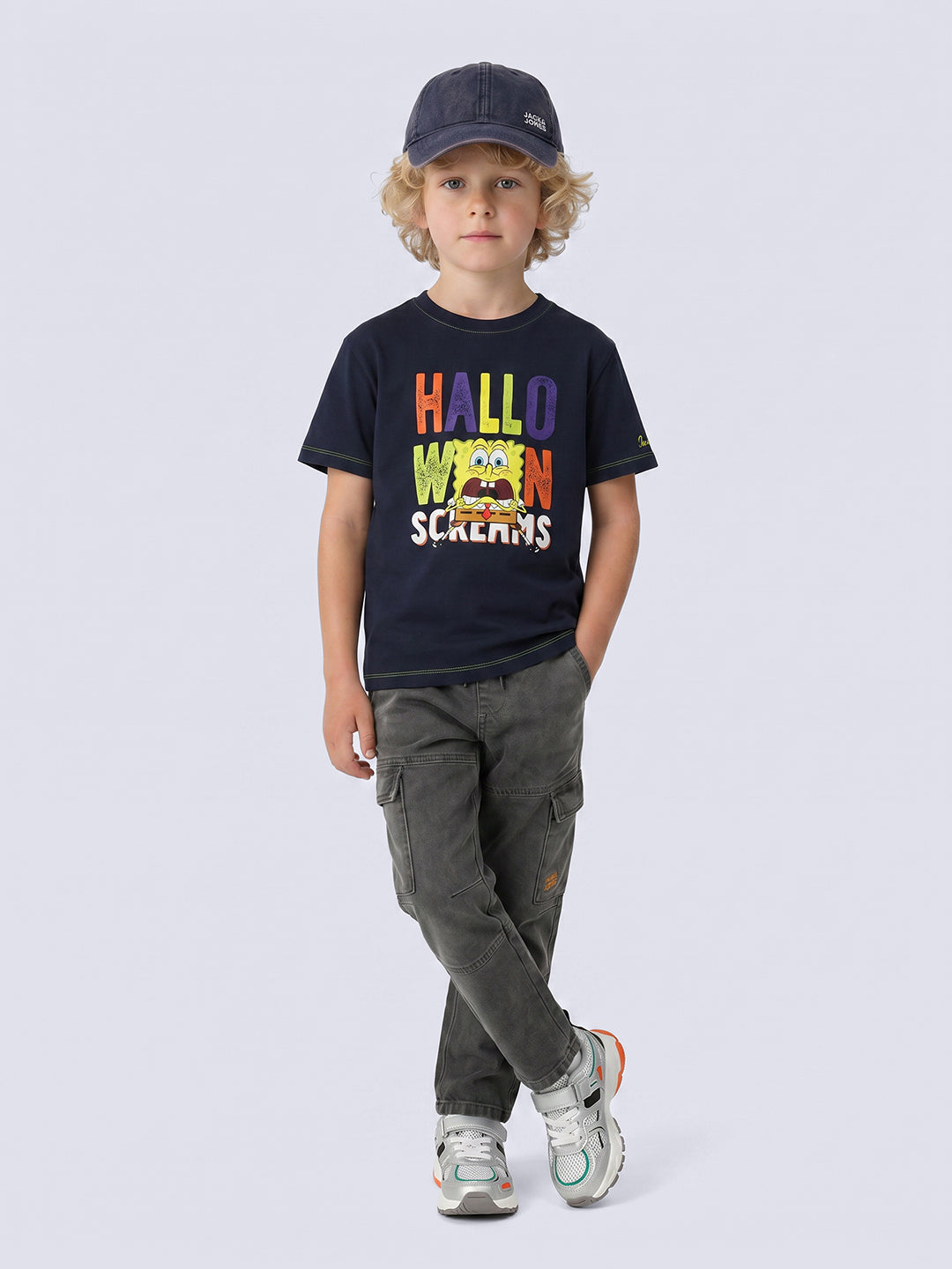 SpongeBob Graphic T-Shirt for Boys Navy