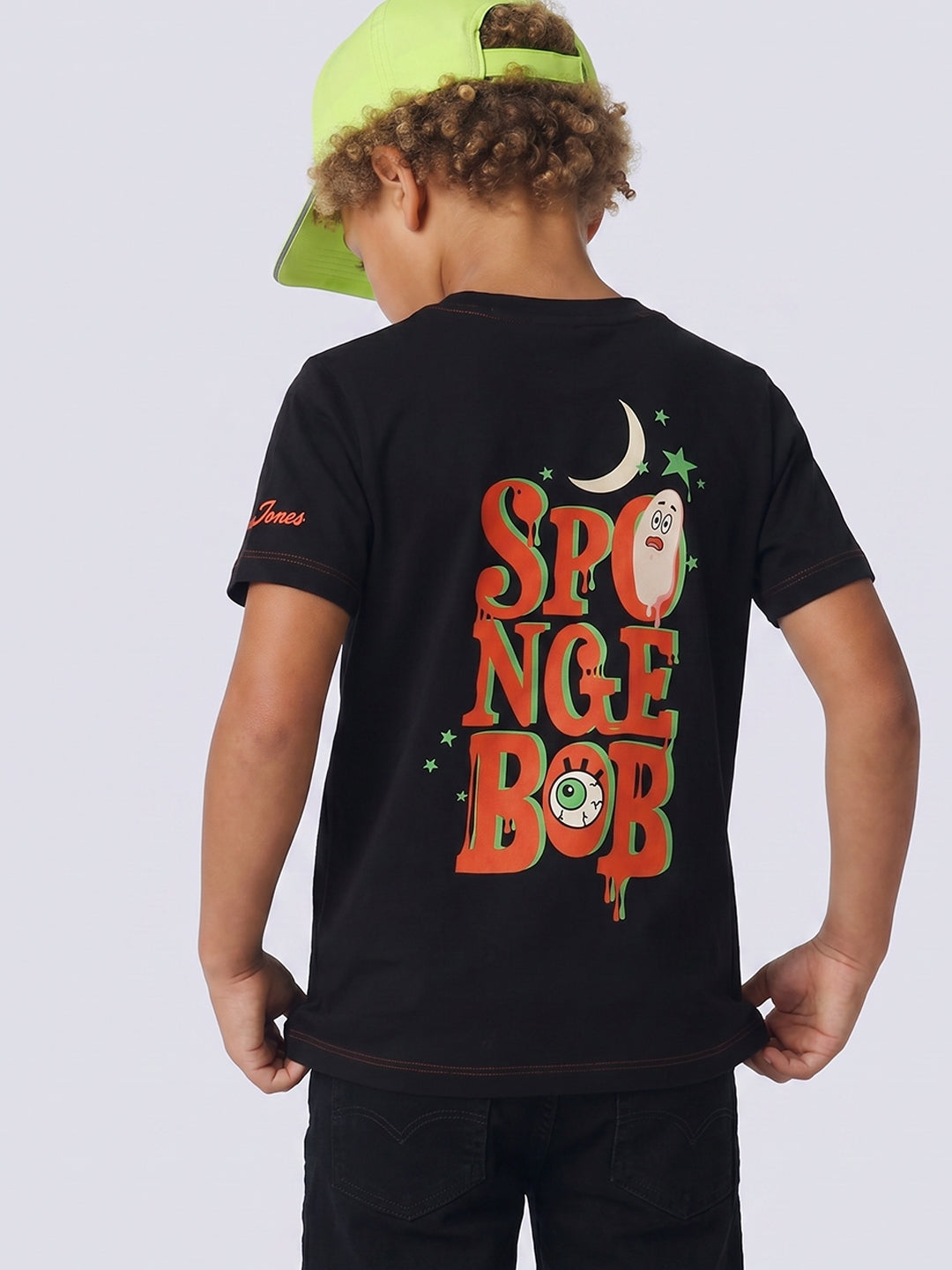 Jack & Jones Jr. Sponge Witch T Shirt Jet Black