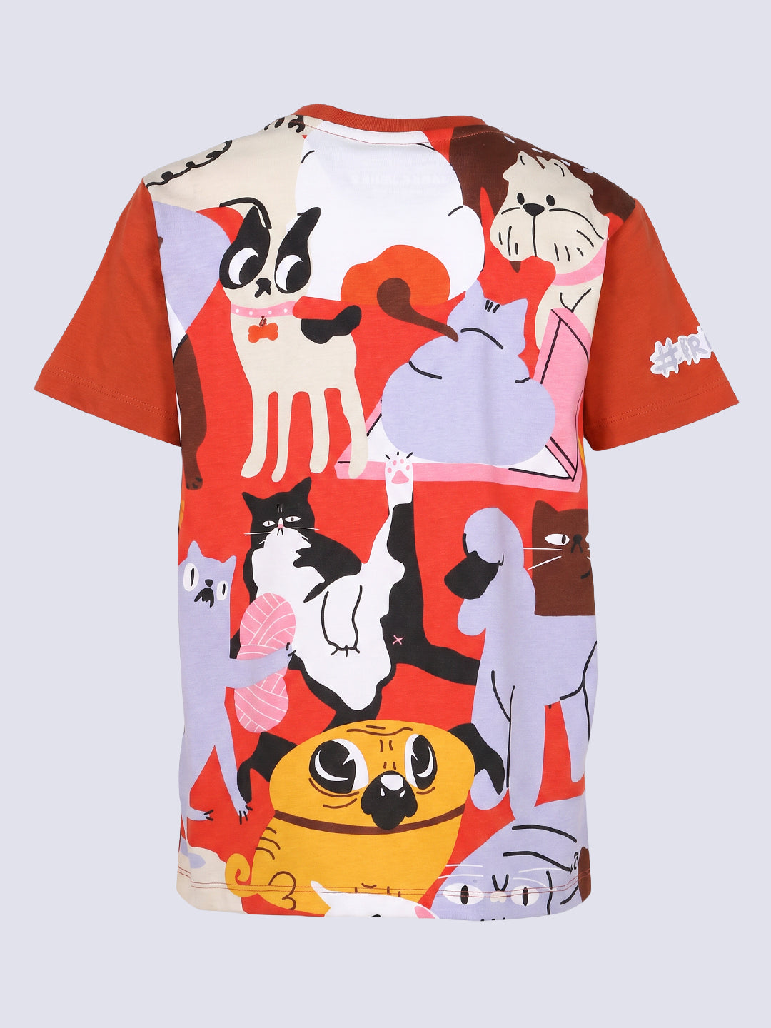 TWINSIES Animal Print Cotton T-Shirt for Boys
