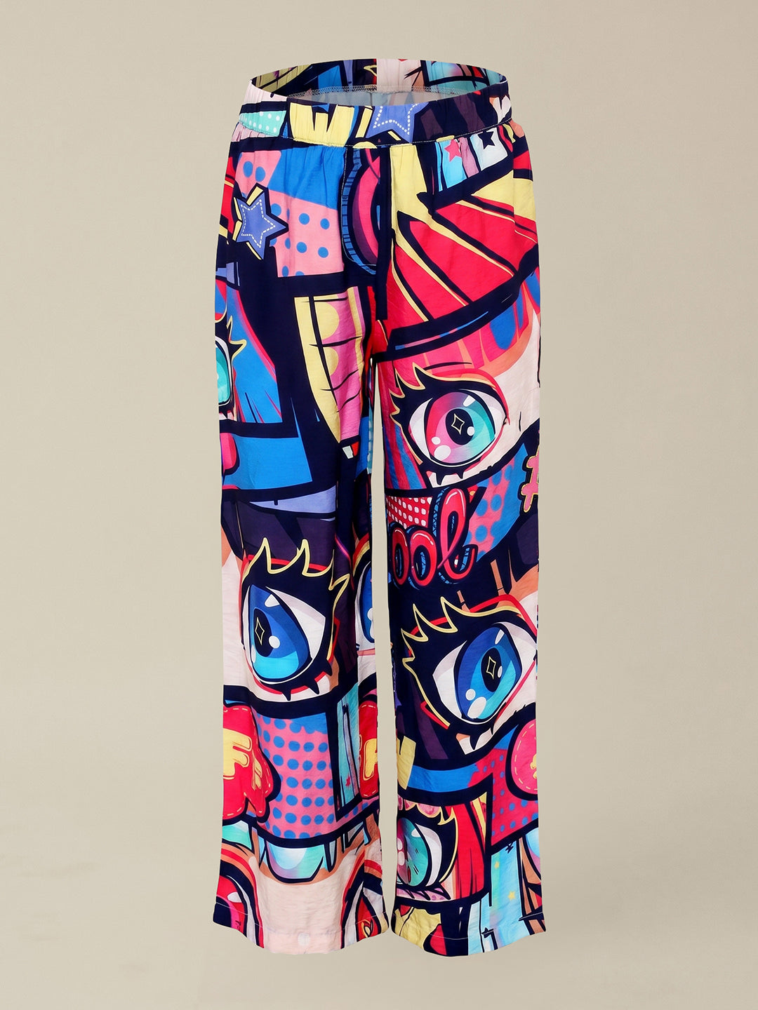 Girls Fuchsia Fedora Casual Trousers