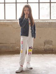 Girls Cloud Dancer Casual Trousers