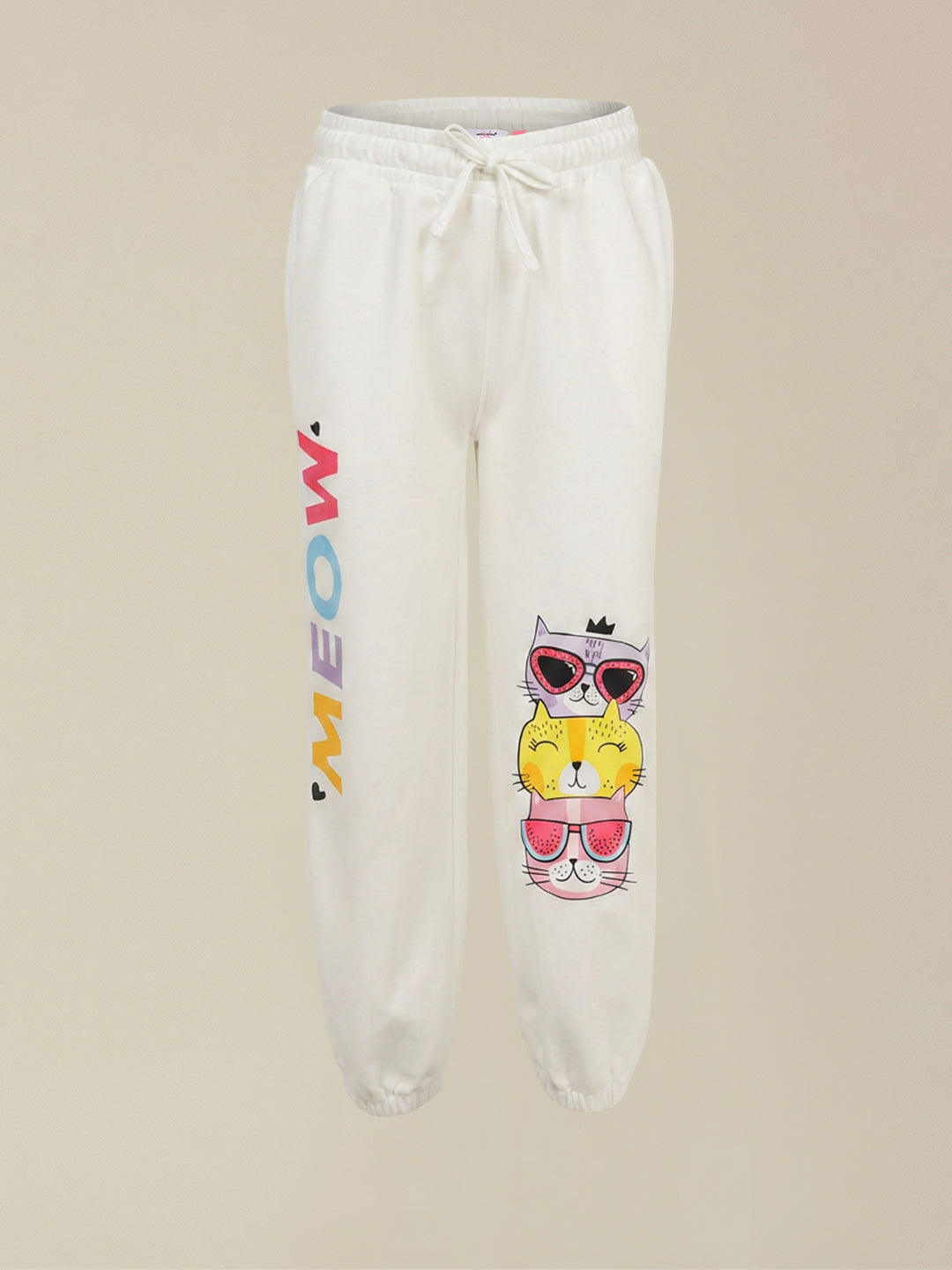 Girls Cloud Dancer Casual Trousers