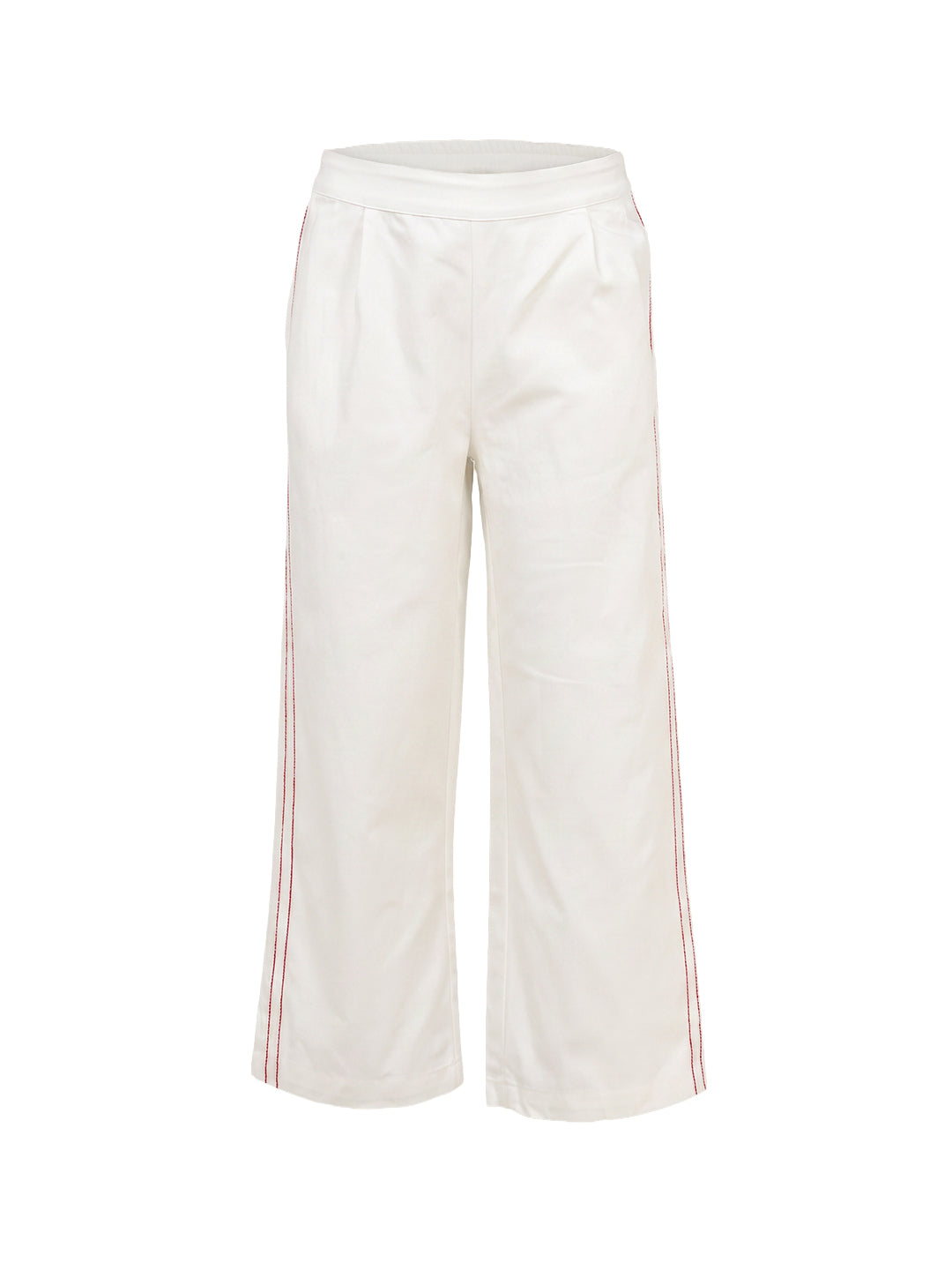 Girls Cloud Dancer Solid Regular-Fit 100% Cotton Pants