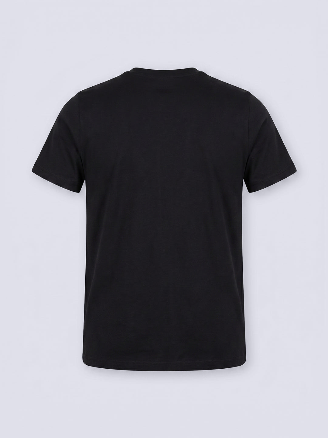 Foil Print Cotton T-Shirt for Boys Jet Black
