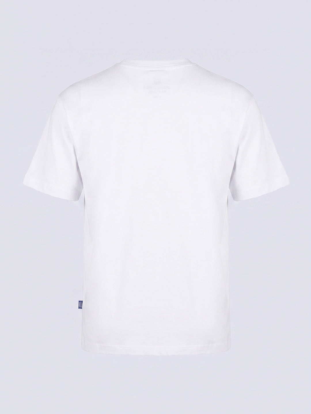 Foil Print Cotton T-Shirt for Boys Bright White