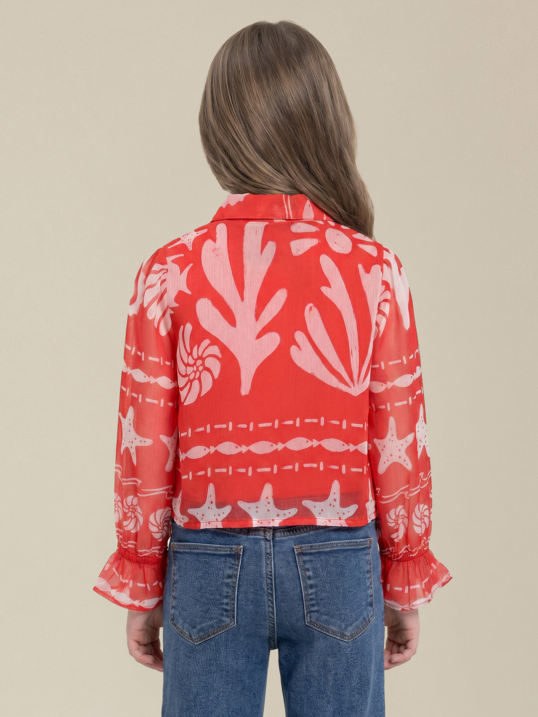 Girls Adrenaline Rush Casual Long Sleeve Shirt