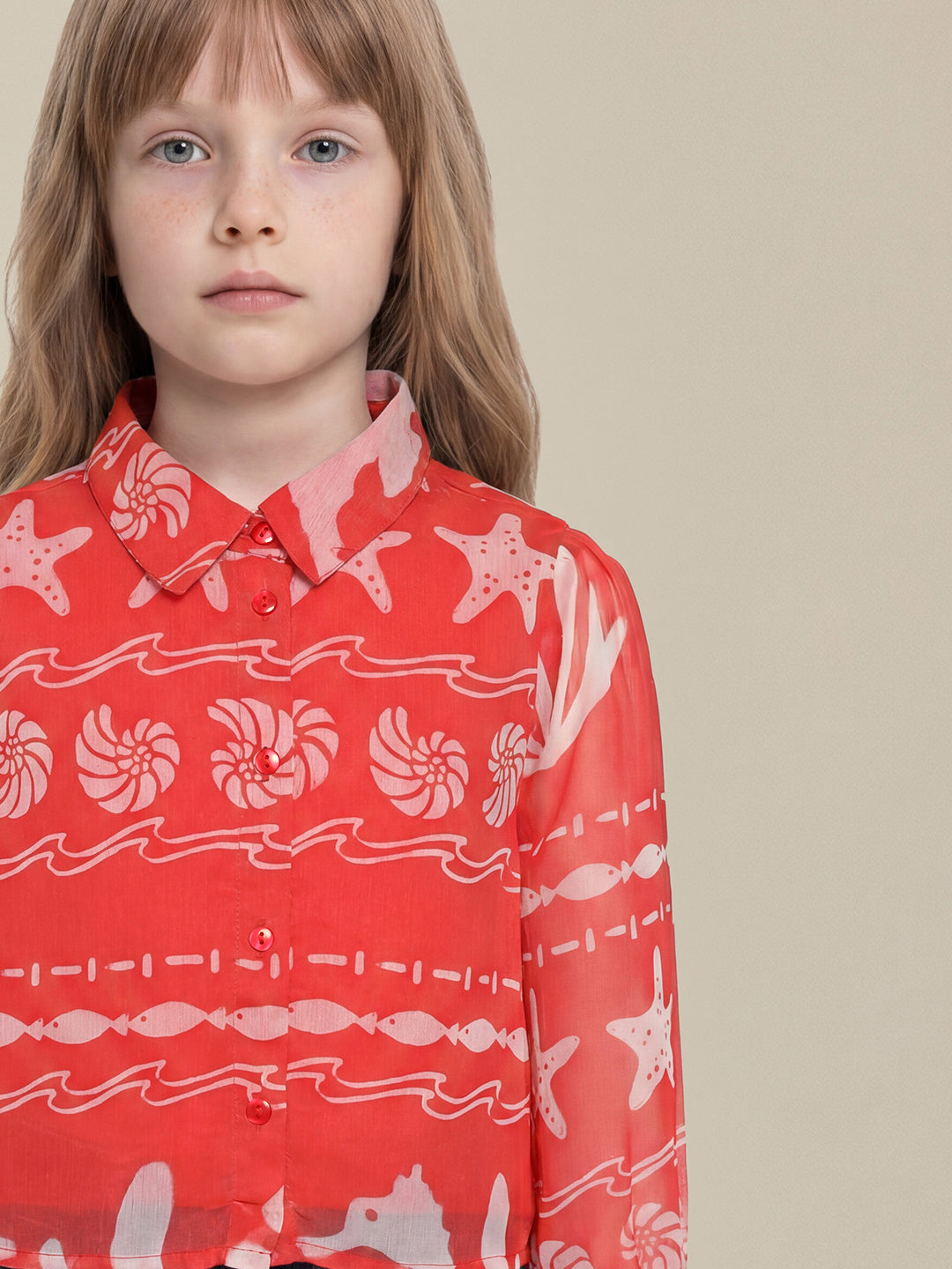 Girls Adrenaline Rush Casual Long Sleeve Shirt