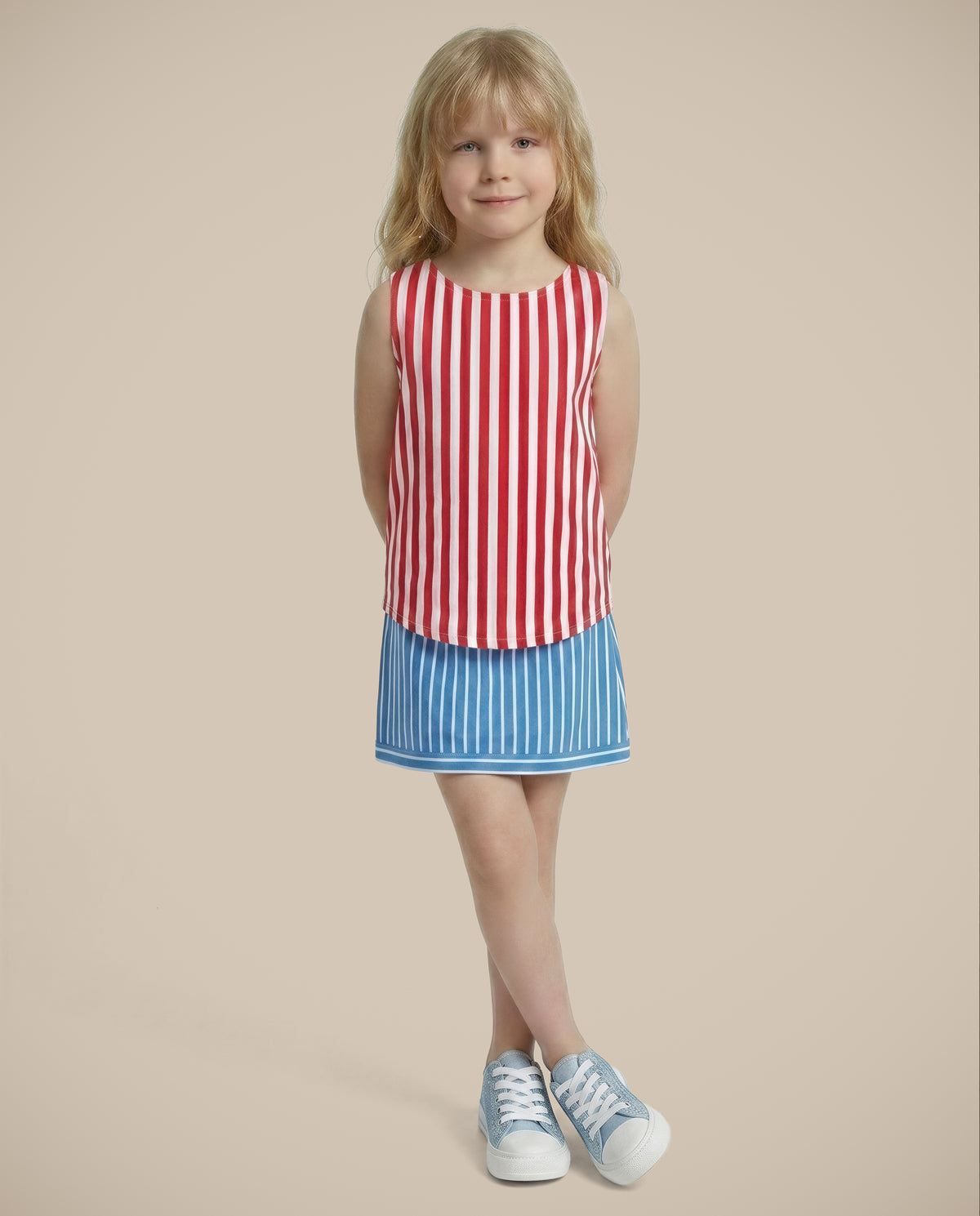 Girls Adrenaline Rush Casual Sleeveless Top