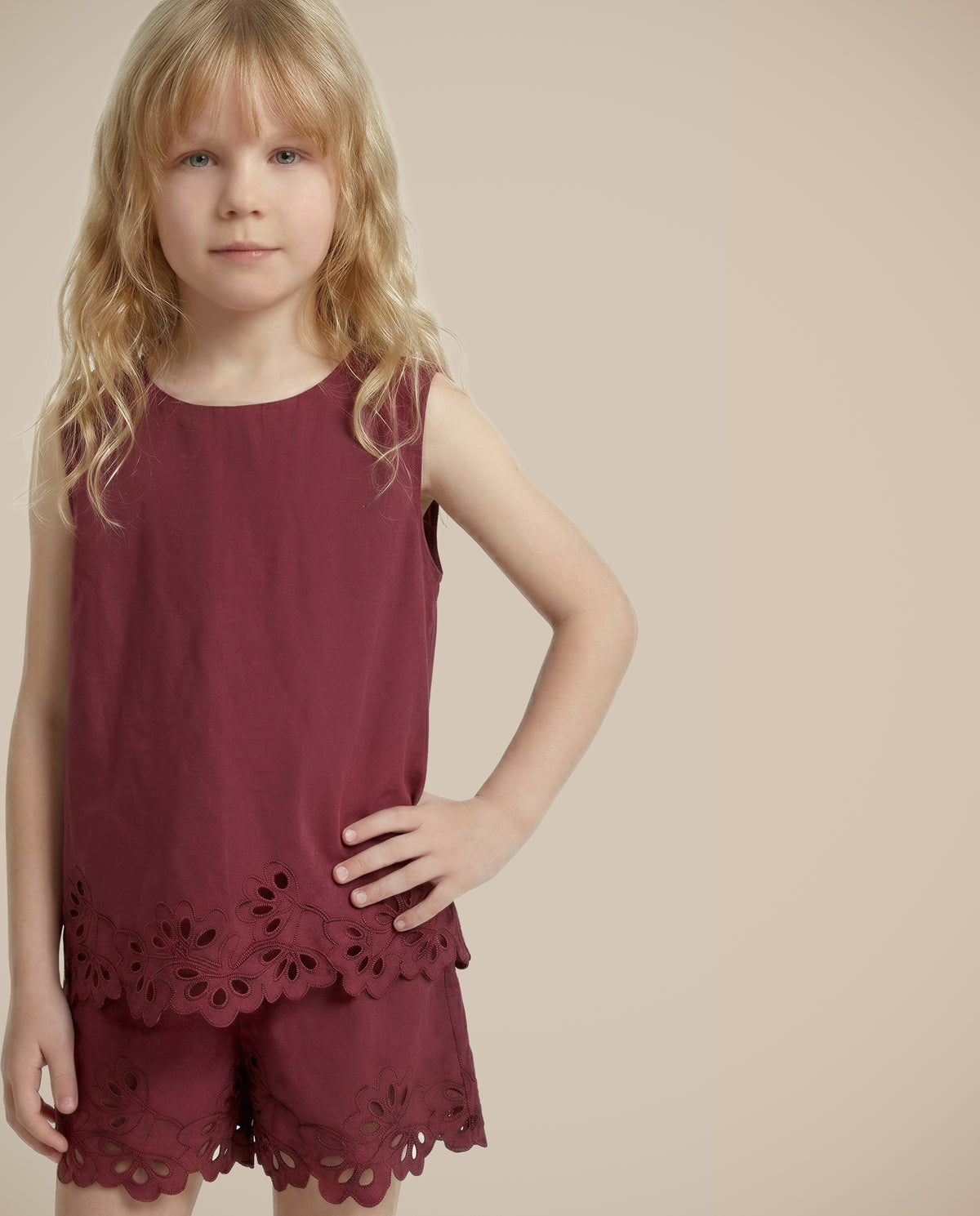 Girls Decadent Chocolate Casual Sleeveless Top