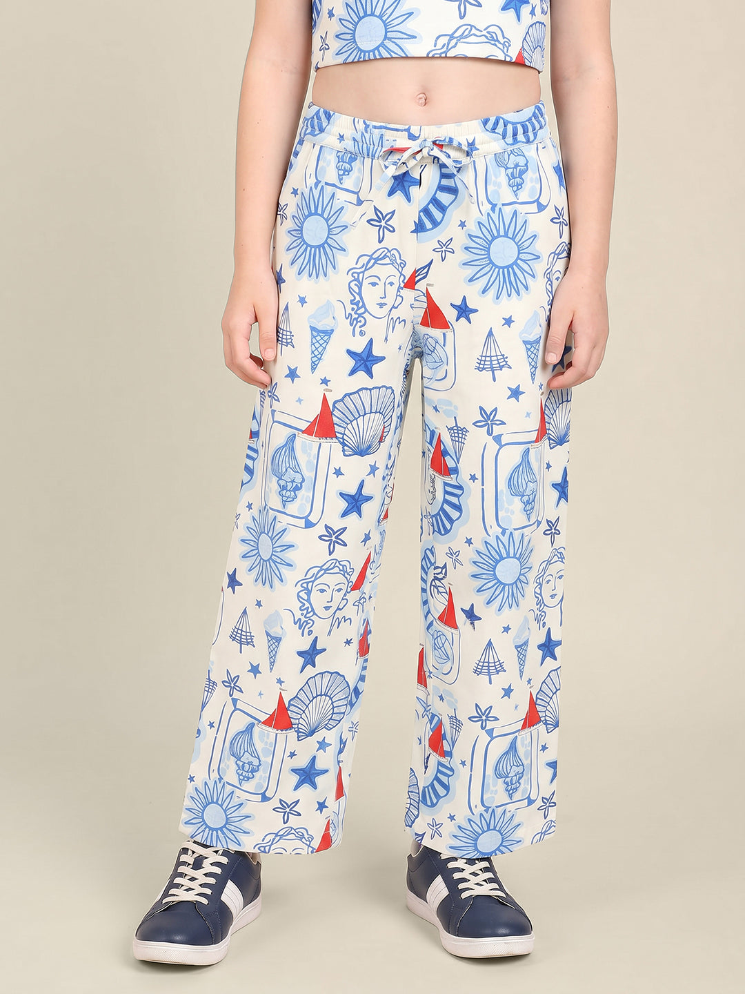 Girls Cloud Dancer Casual Trousers