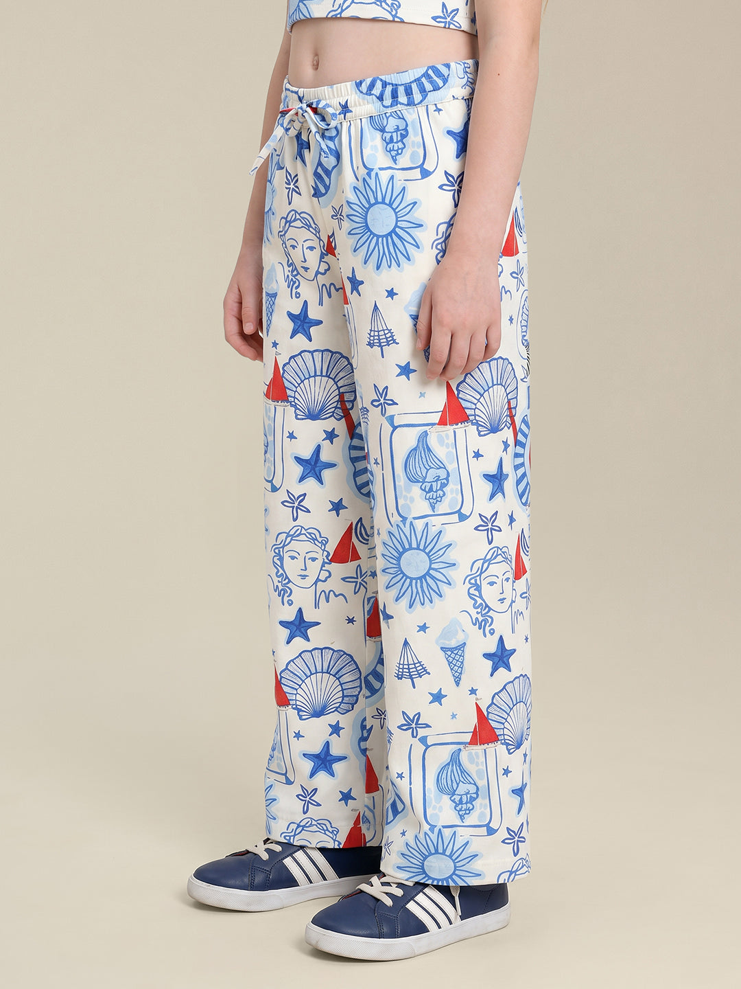Girls Cloud Dancer Casual Trousers